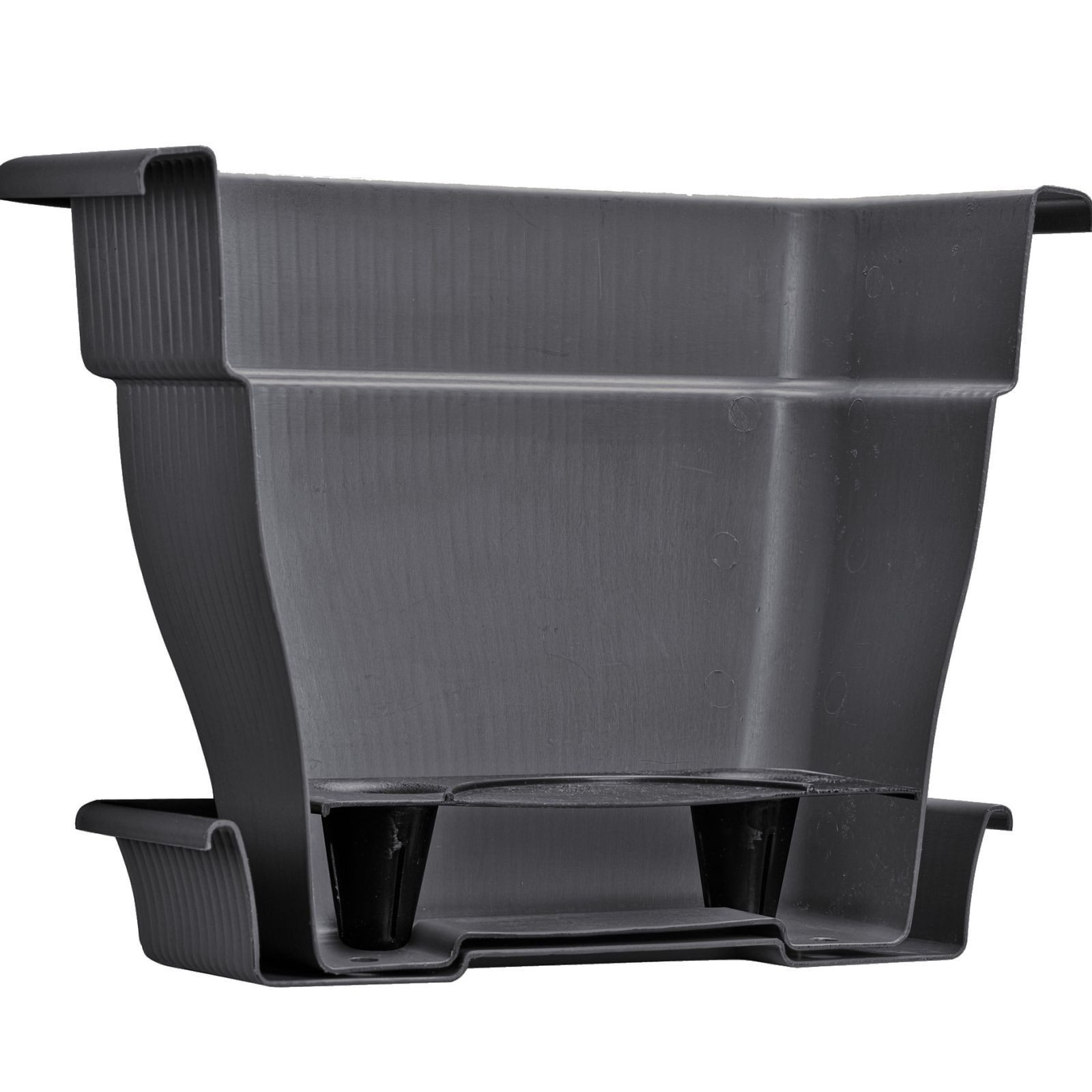 BURI Pflanzkübel groß 3x Blumentopf 48x48 Wasserspeicher Pflanztopf Blumenkübel