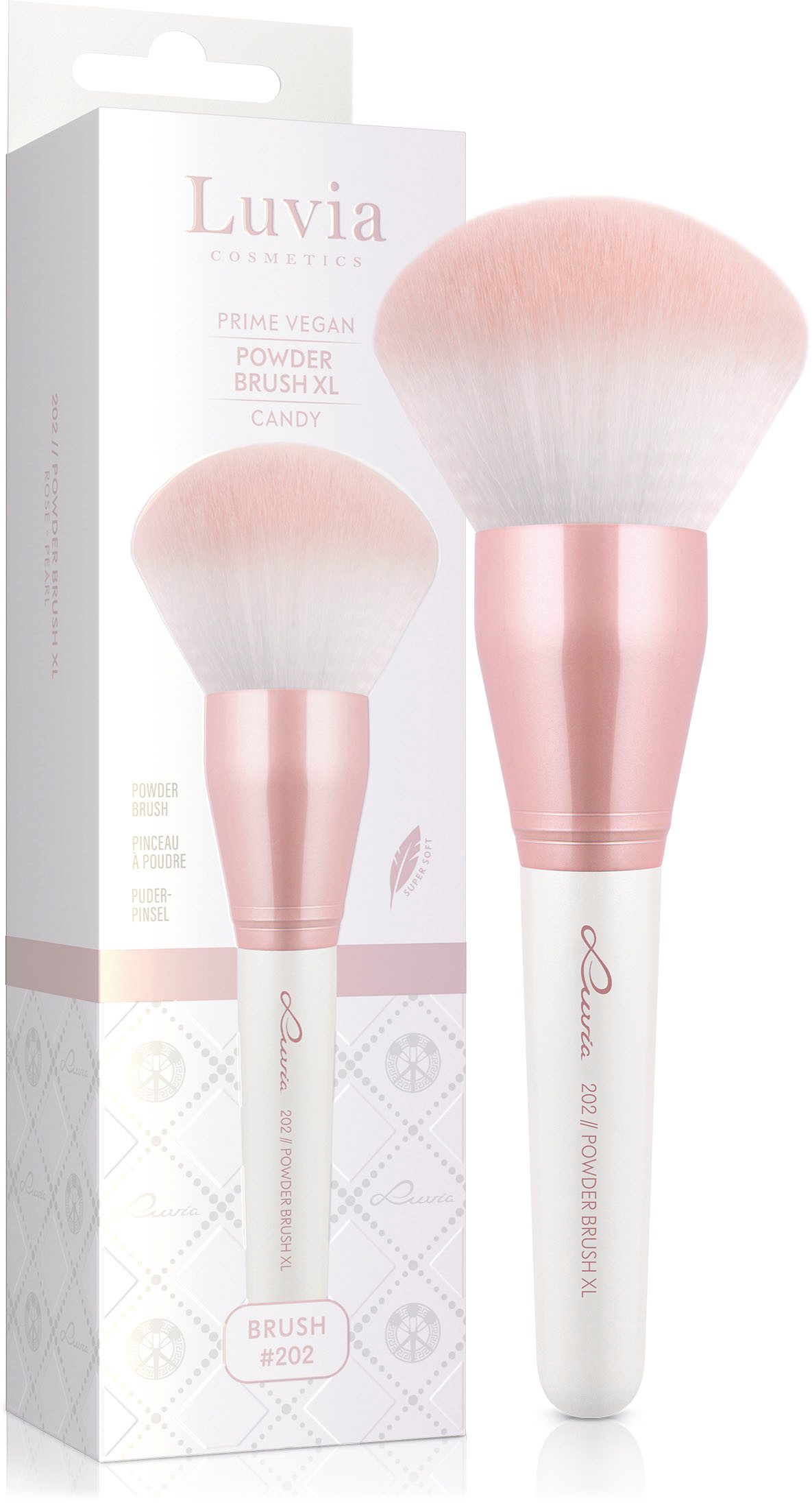 Luvia Cosmetics Puderpinsel Powder Brush XL, Fluffige Form