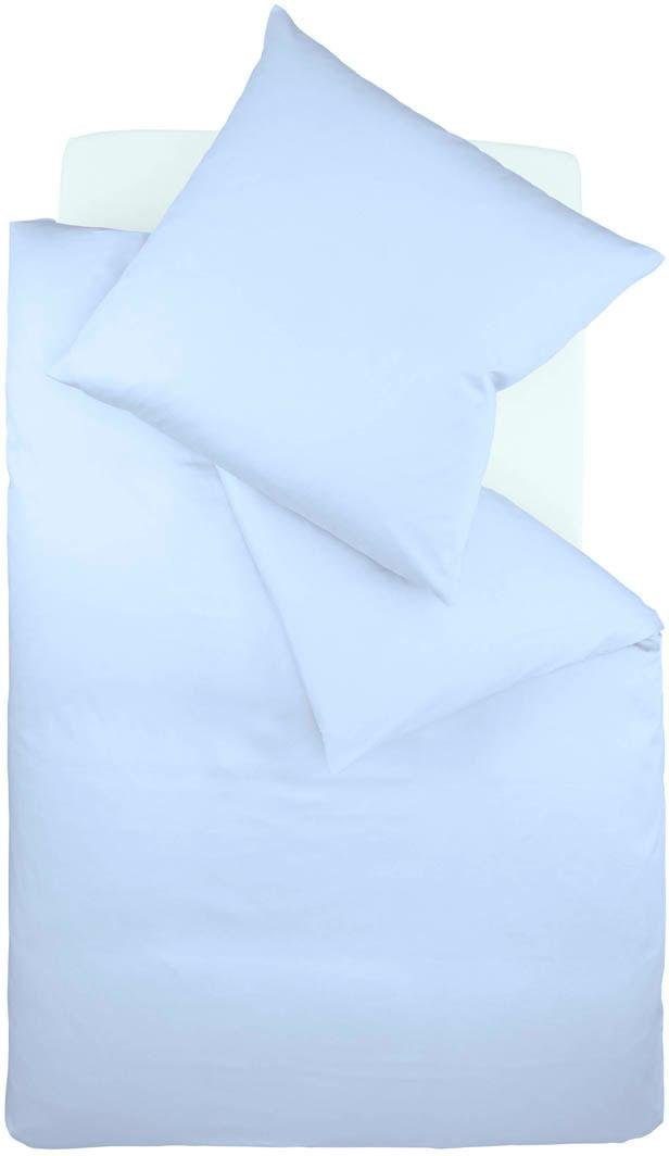 fleuresse Bettwäsche Colours in 135x200, 155x220 oder 200x200 cm, Mako-Satin, 2 teilig, Bettwäsche aus 100% Baumwolle, uni, mit Reißverschluss – Bild 2 von 5