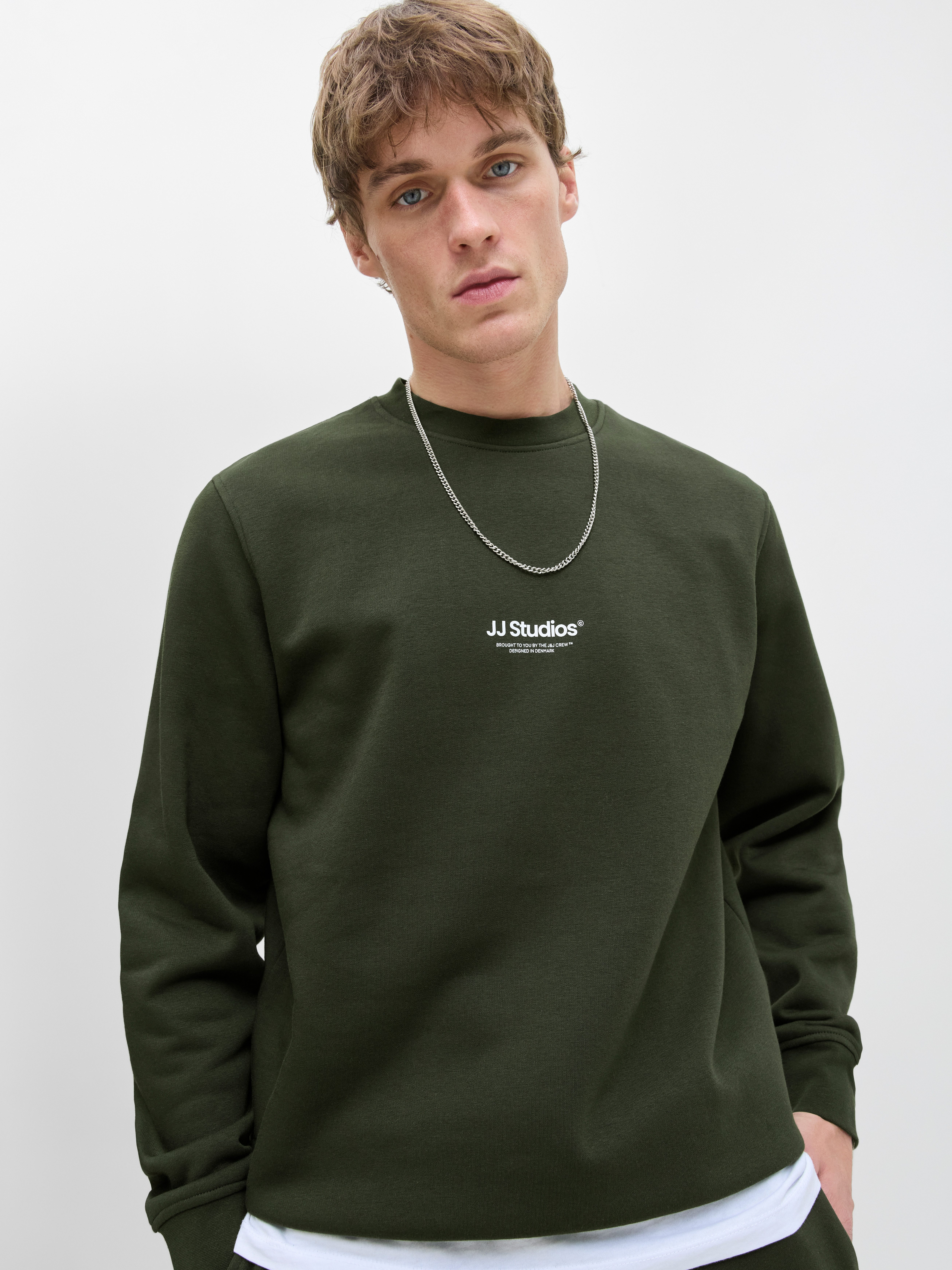 Jack & Jones Sweatshirt JJESOHO SWEAT CREW NECK NOOS mit stylischem Print günstig online kaufen