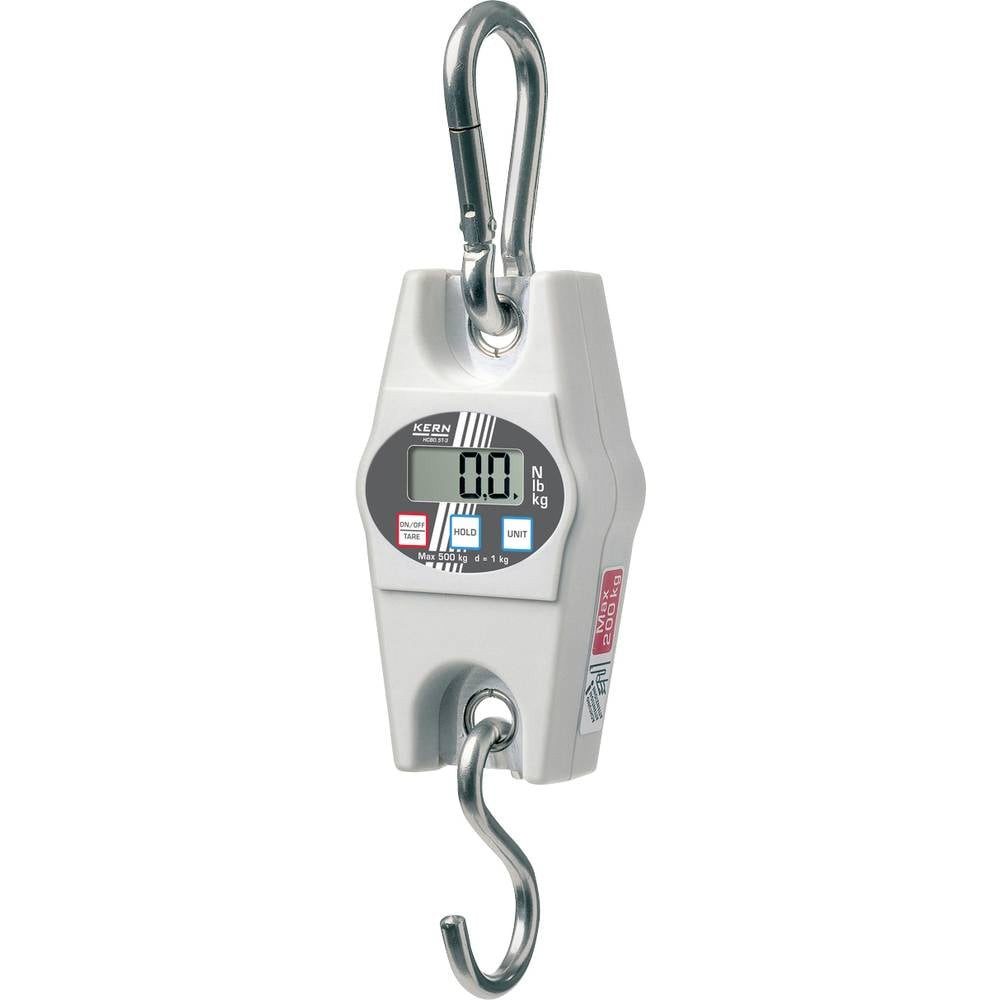 Kern Kofferwaage Hängewaage HCB 200K500, Kalibrierbar, Mit Haken, Mit Karabiner