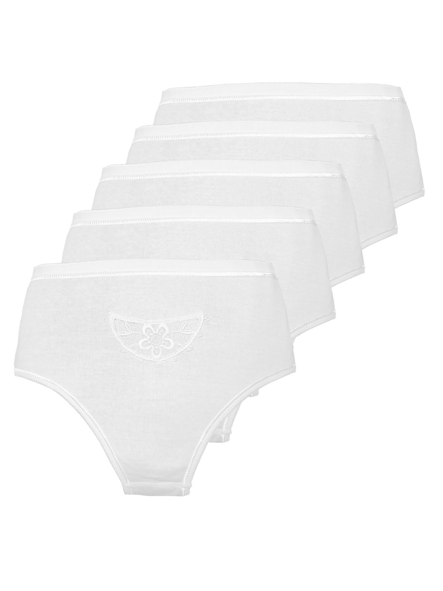 Taillenslip 5er Pack Damen Taillenslip Baumwolle Supergekämmt