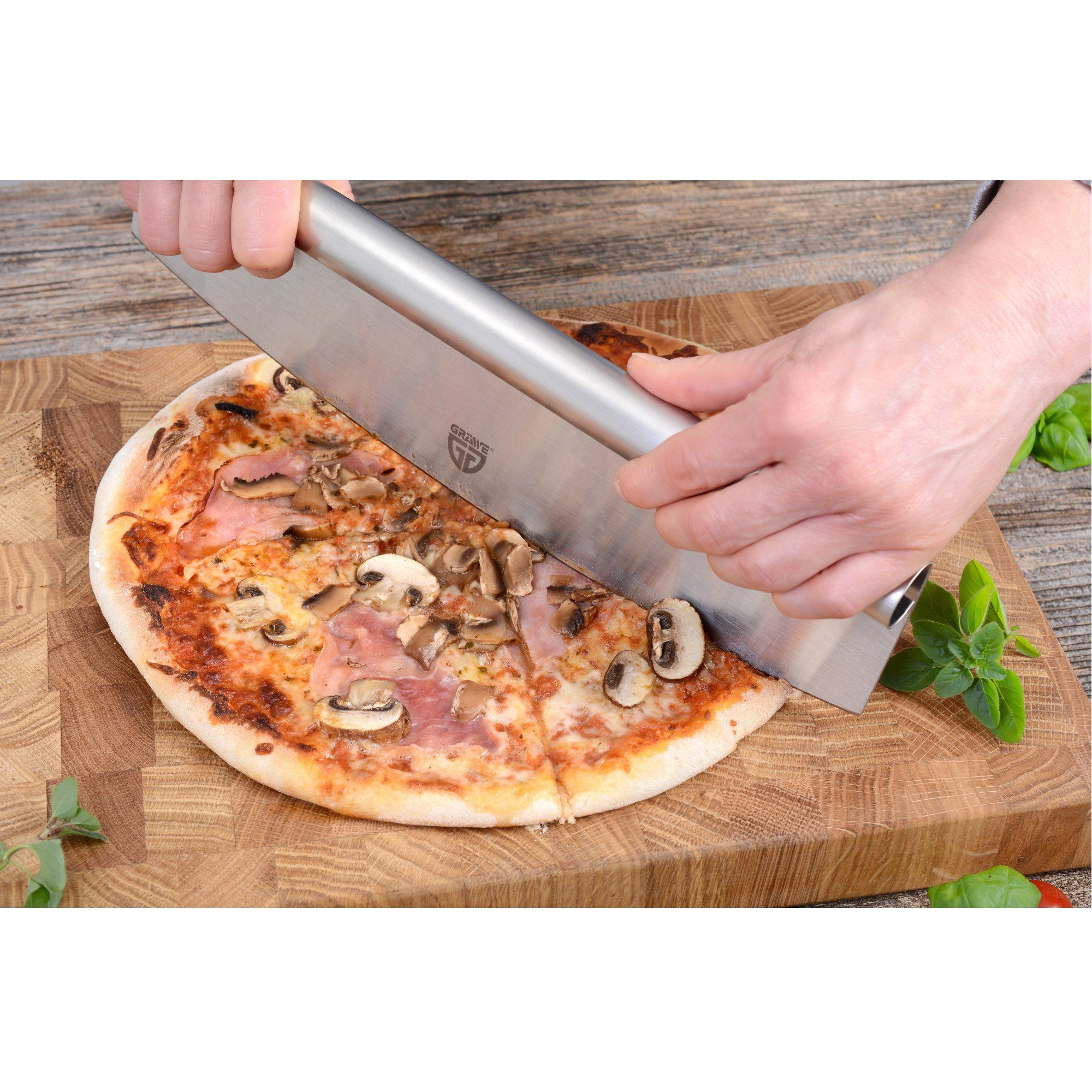 GRÄWE GRÄWE cm Pizzamesser Pizzaschneider 35