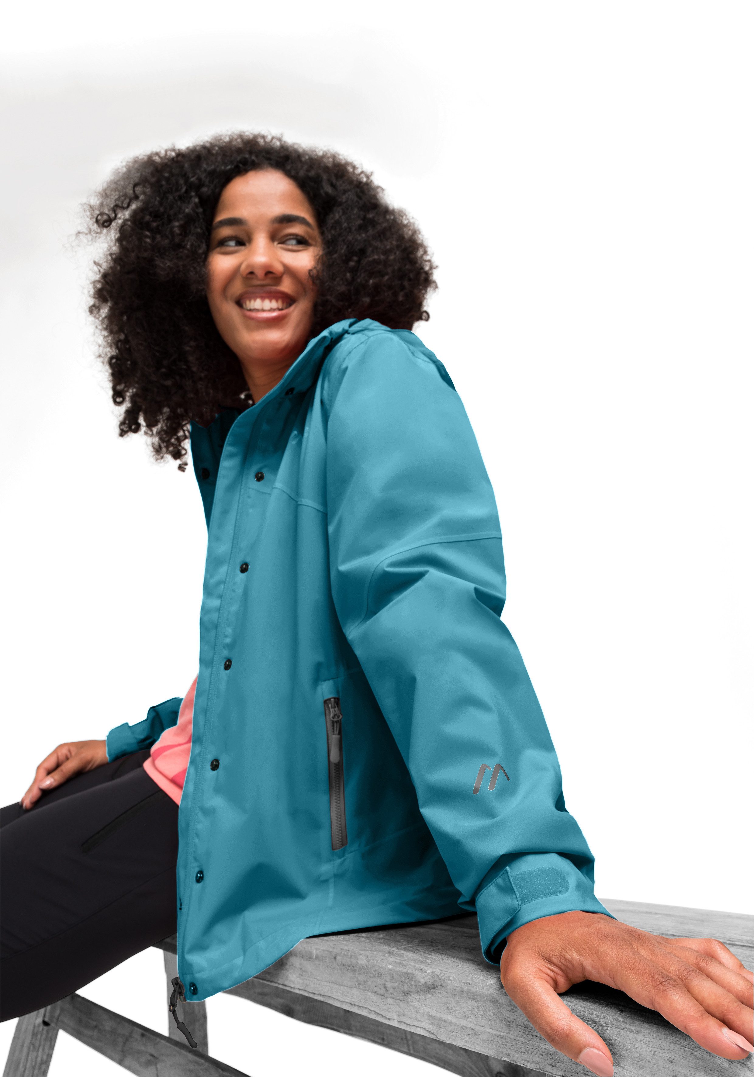Maier Sports Regenjacke Metor rec W Damen Jacke mit Kapuze, Windjacke wasse günstig online kaufen