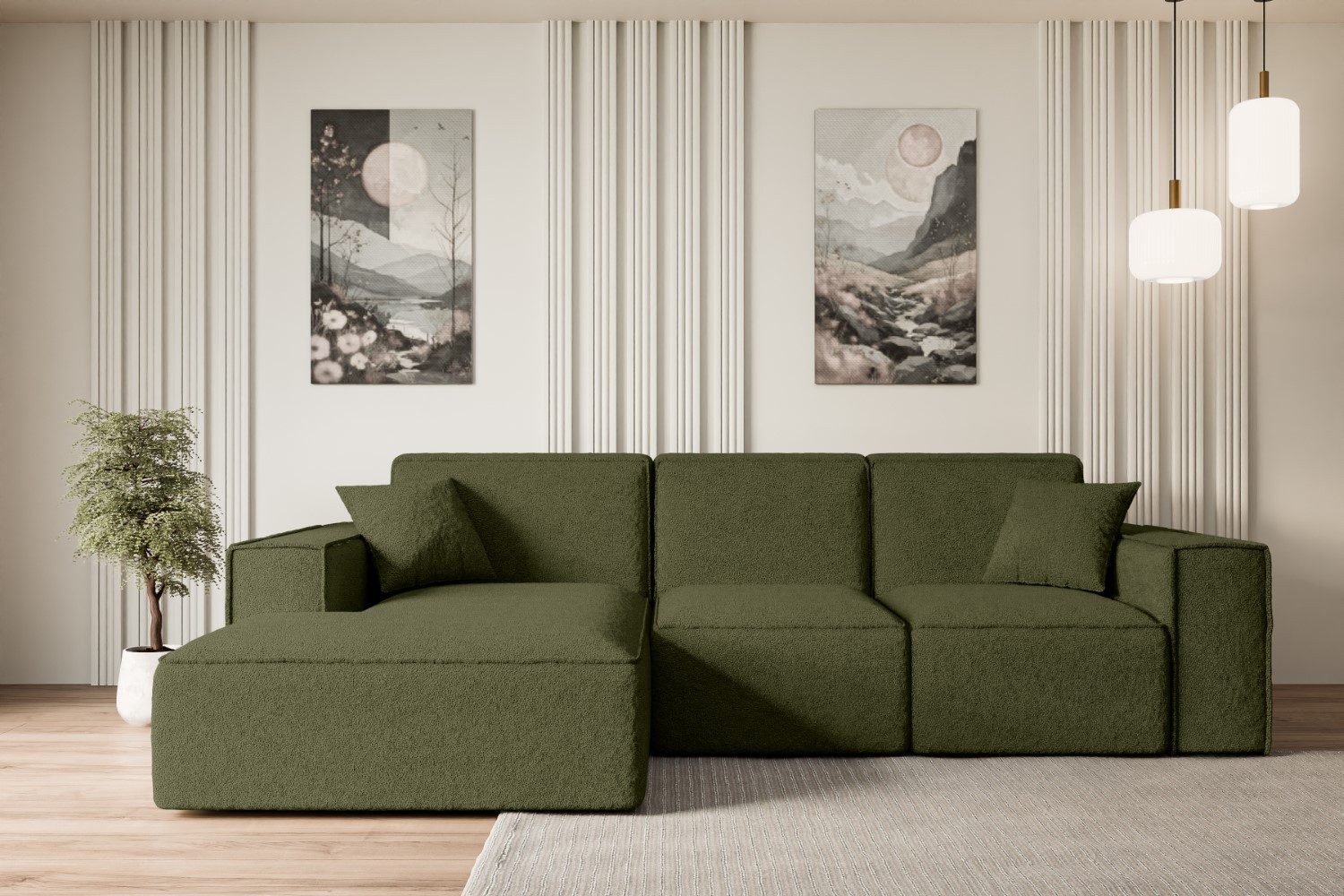 ALTDECOR Ecksofa SERRA-L-S, Couch mit Schlaffunktion, günstig online kaufen