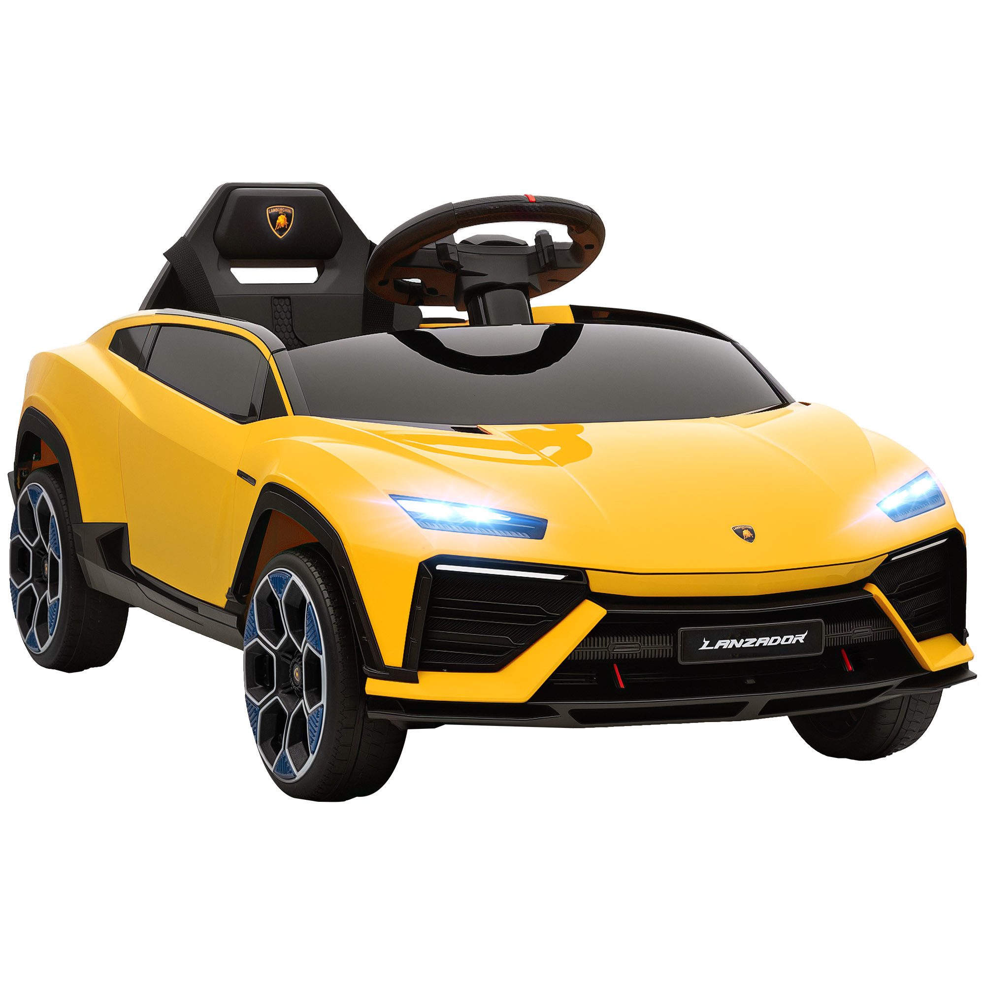 Elektro-Kinderauto 12V Lamborghini mit 2,4G Fernbedienung, USB/MP3-Anschluss