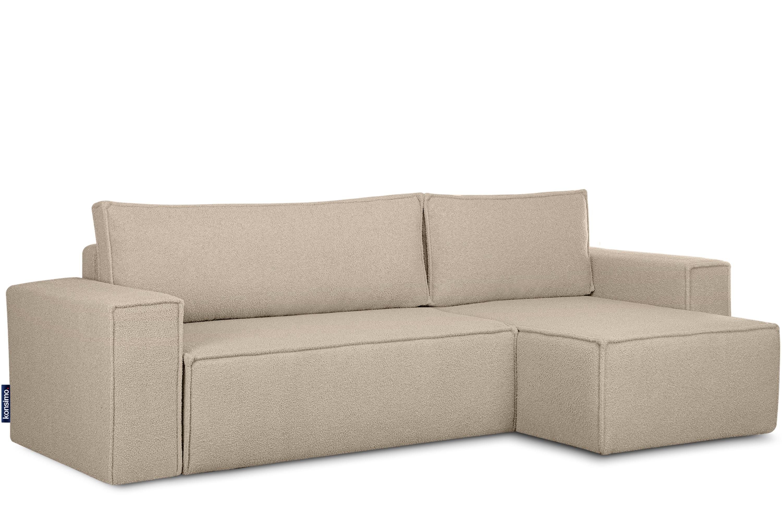 KONSIMO® Ecksofa NAPI Universal-Ecksofa links oder rechts, beidseitig, herg günstig online kaufen