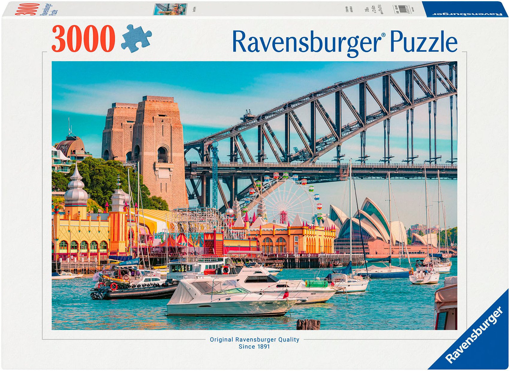 Ravensburger Puzzle Secret Sydney, 3000 Puzzleteile, Made in Germany