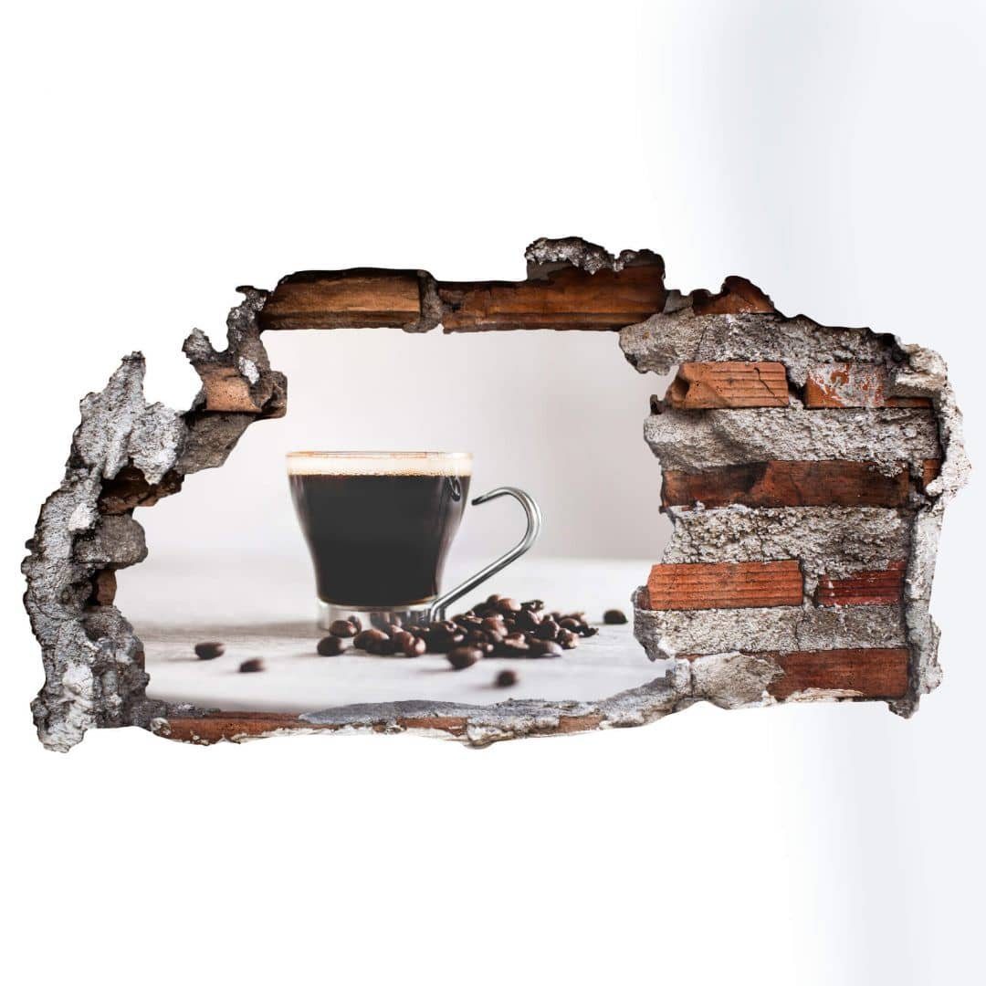 K&L Wall Art Wandtattoo 3D Wandtattoo Küche Kaffee Tasse Frühstück Wandstic günstig online kaufen