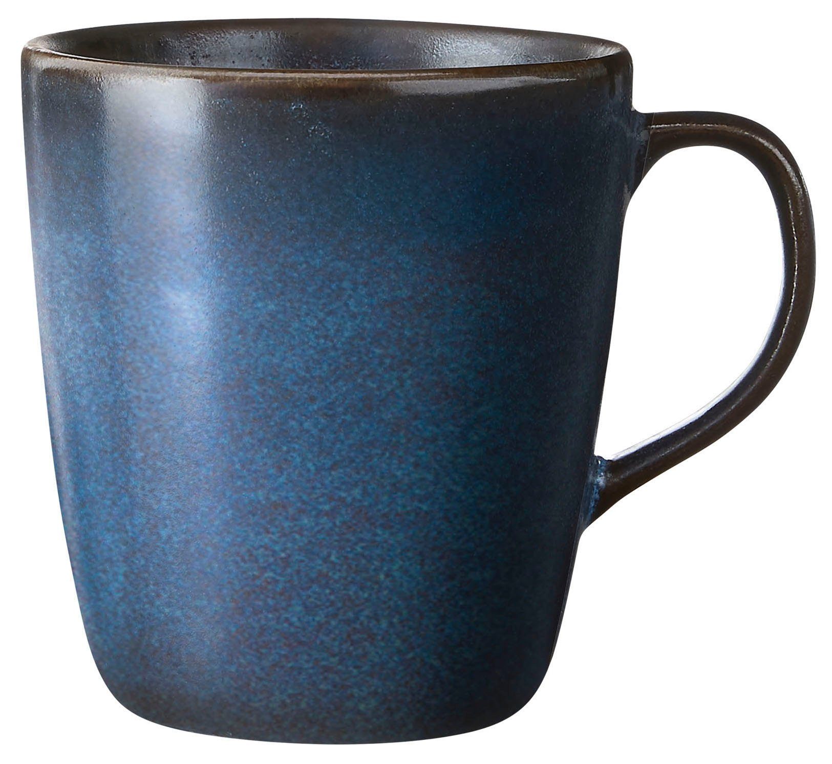 aida RAW Tasse Midnight Blue, Steinzeug, 35 cl, 6-teilig | Tassen
