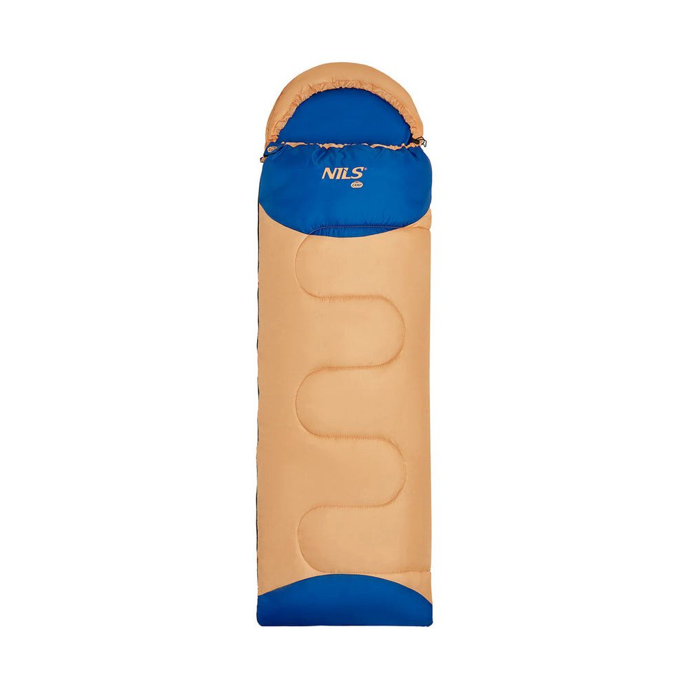 NILS CAMP Schlafsack Deckenschlafsack Kinderschlafsack (Spar-Set, 1 tlg., 150 x 60 cm warm), Deckenfunktion, Klettsicherung, Innentasche, Kapuze