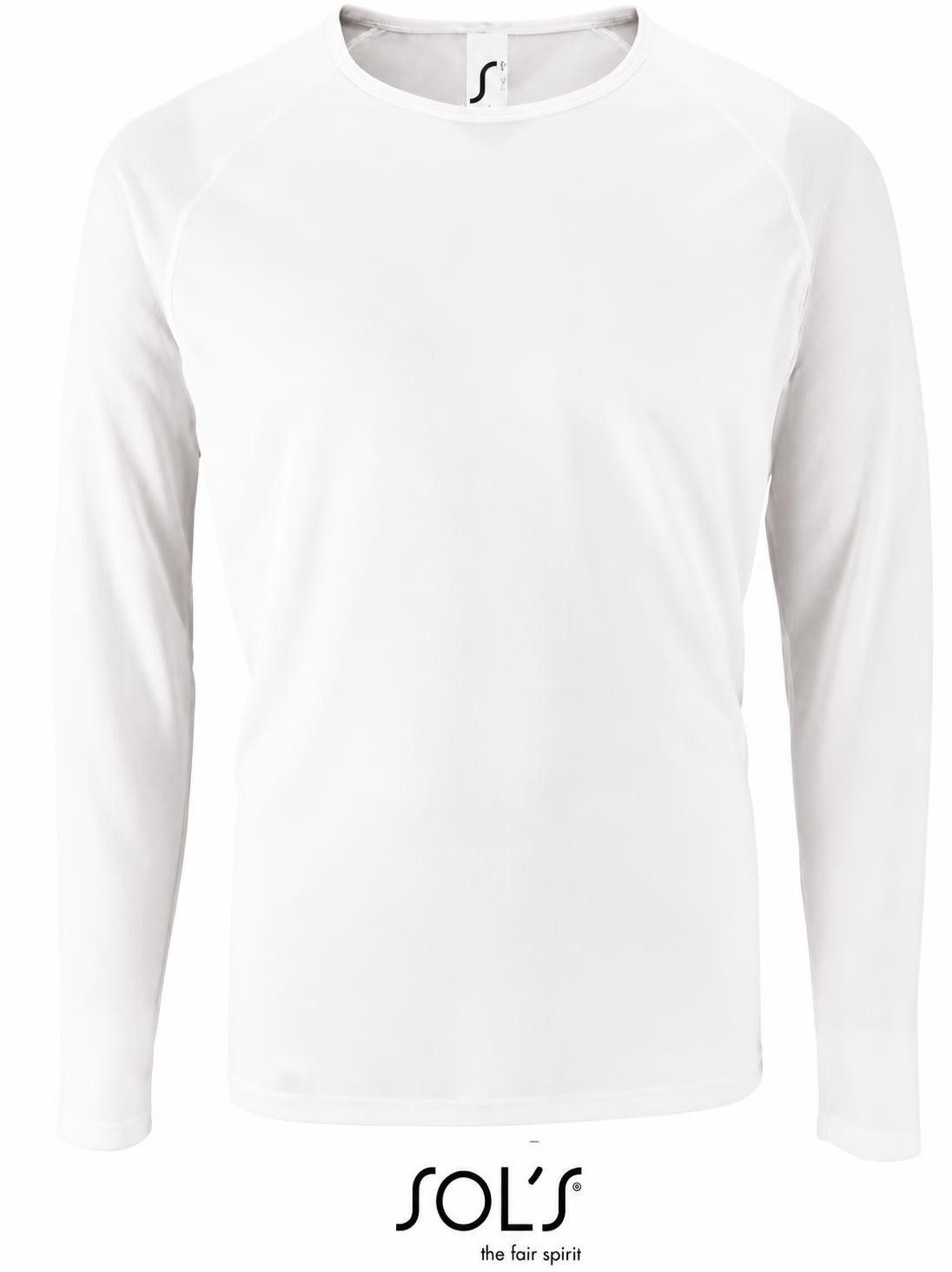 SOLS Langarmshirt Herren Long-Sleeve Sports T-Shirt Sporty