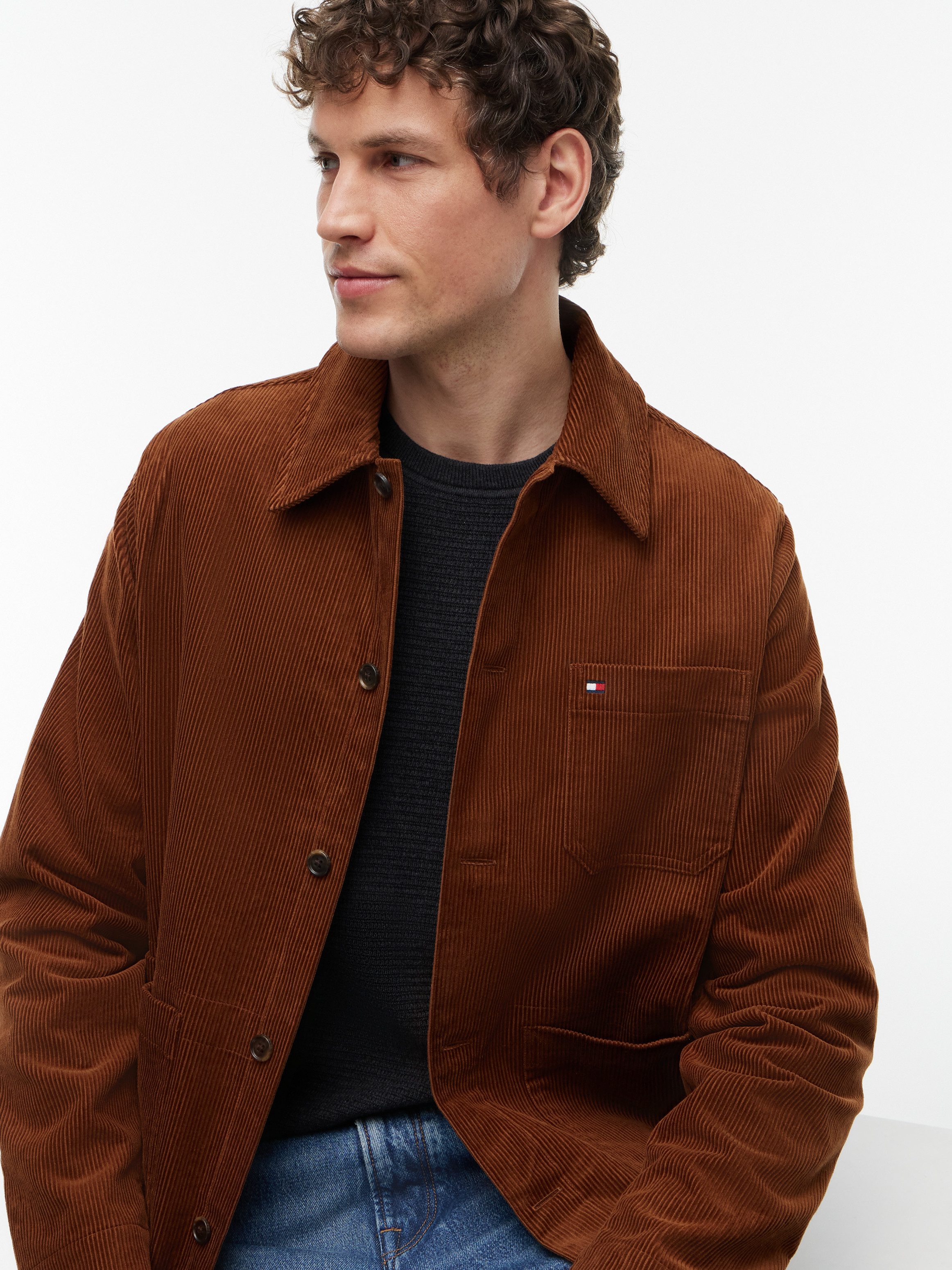 Tommy Hilfiger Hemdjacke CORDUROY CHORE relaxed fit, aus Cord – Bild 2 von 5