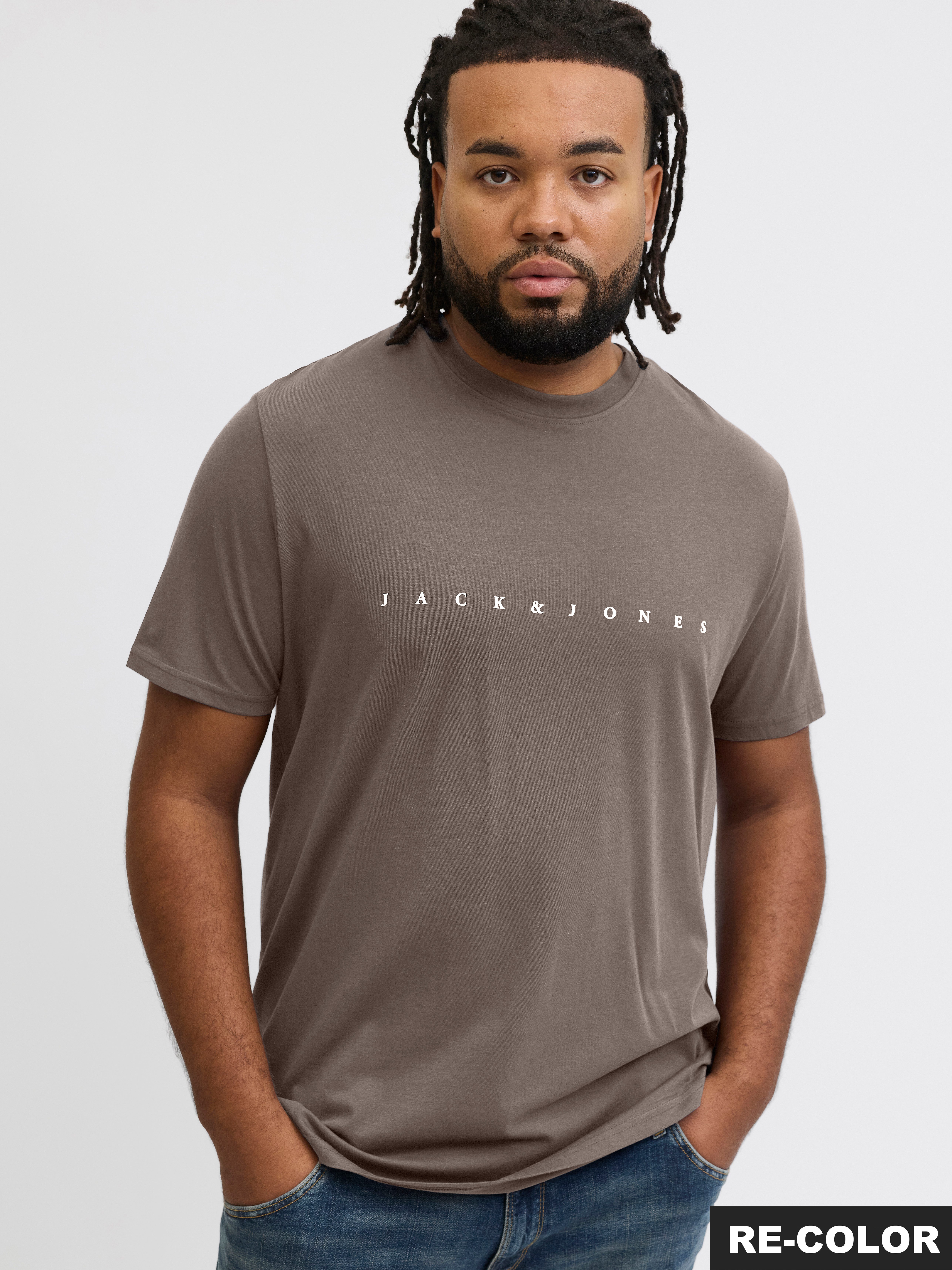 Jack & Jones PlusSize Rundhalsshirt JJESTAR JJ TEE SS NOOS PLS Baumwolle, r günstig online kaufen