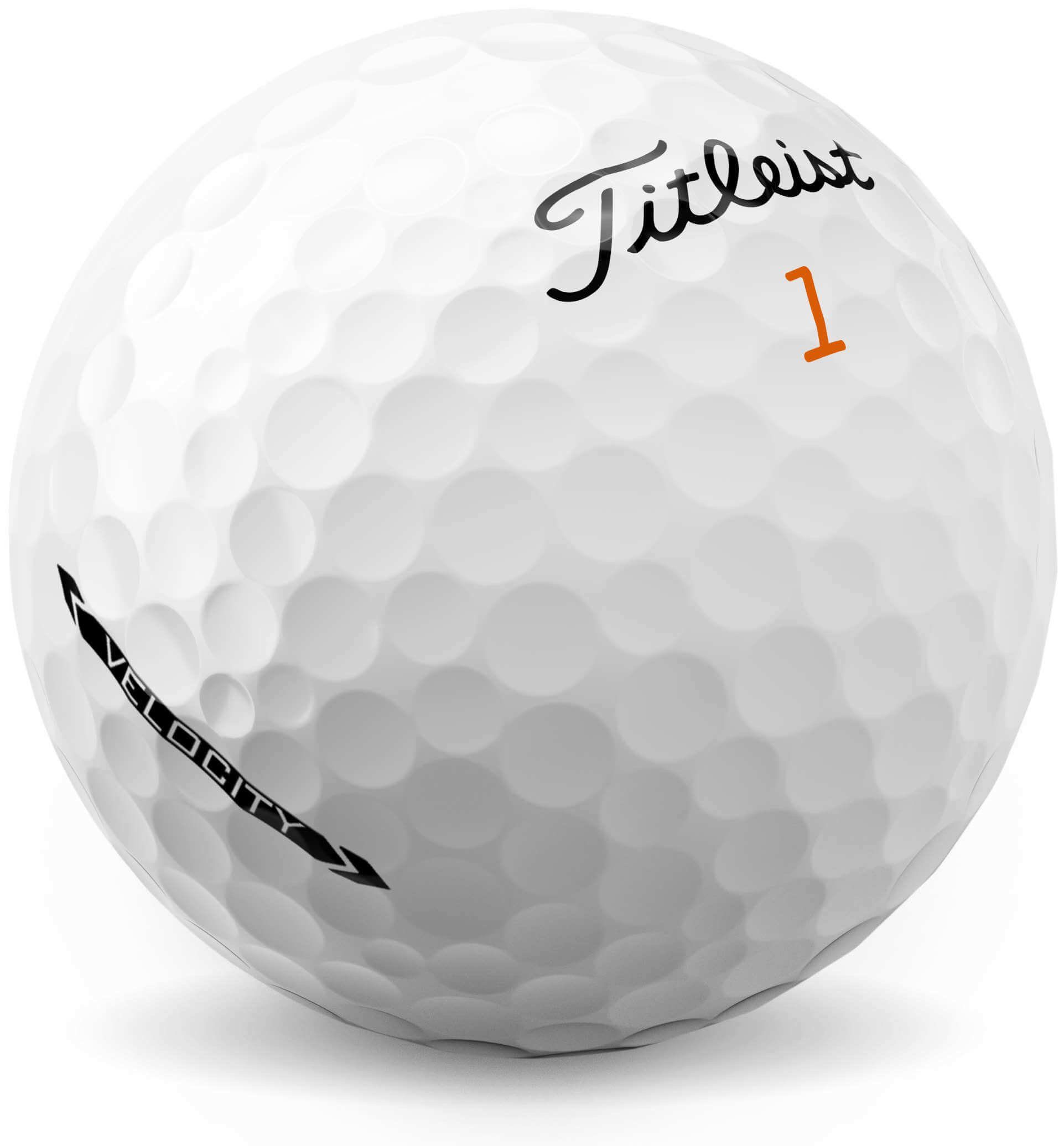 Titleist Golfball Titleist Velocity Golfbälle 12 Stück,  LSX-Hochgeschwindigkeitskern, Schnelle NaZ+Schale, Sphärisches  350-Oktaeder-Dimple-Design