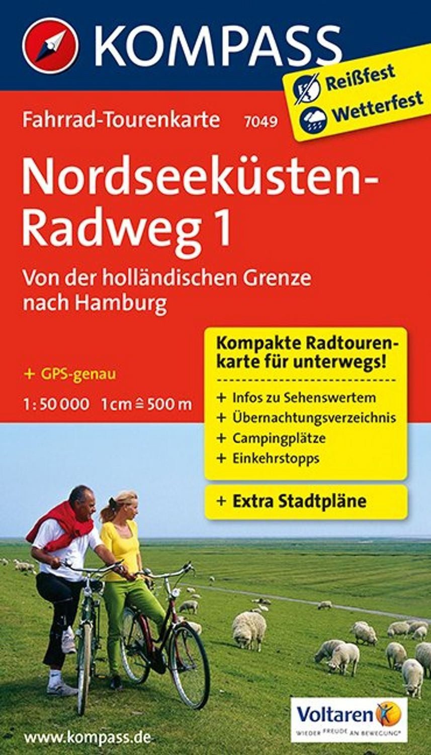 Reiseführer Nordseeküstenradweg 1, Von der holländischen Grenze nach Hamburg/Elbe diverse