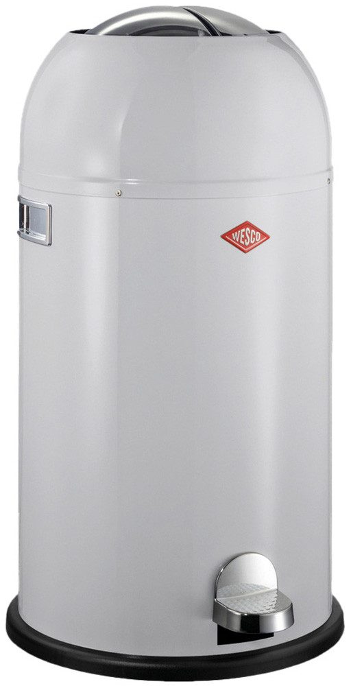 WESCO Мусорные урны Kickmaster Abfallsammler mit Dämpfer, mit Metalleinsatz, Fußtritt, Klappe, Griff und Bodenring