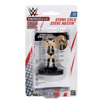 WizKids Merchandise-Figur WWE HeroClix Erweiterungspaket, Stone Cold Steve Austin Figur & Chara, (Figur mit Charakterkarte), HeroClix Figur von Steve Austin