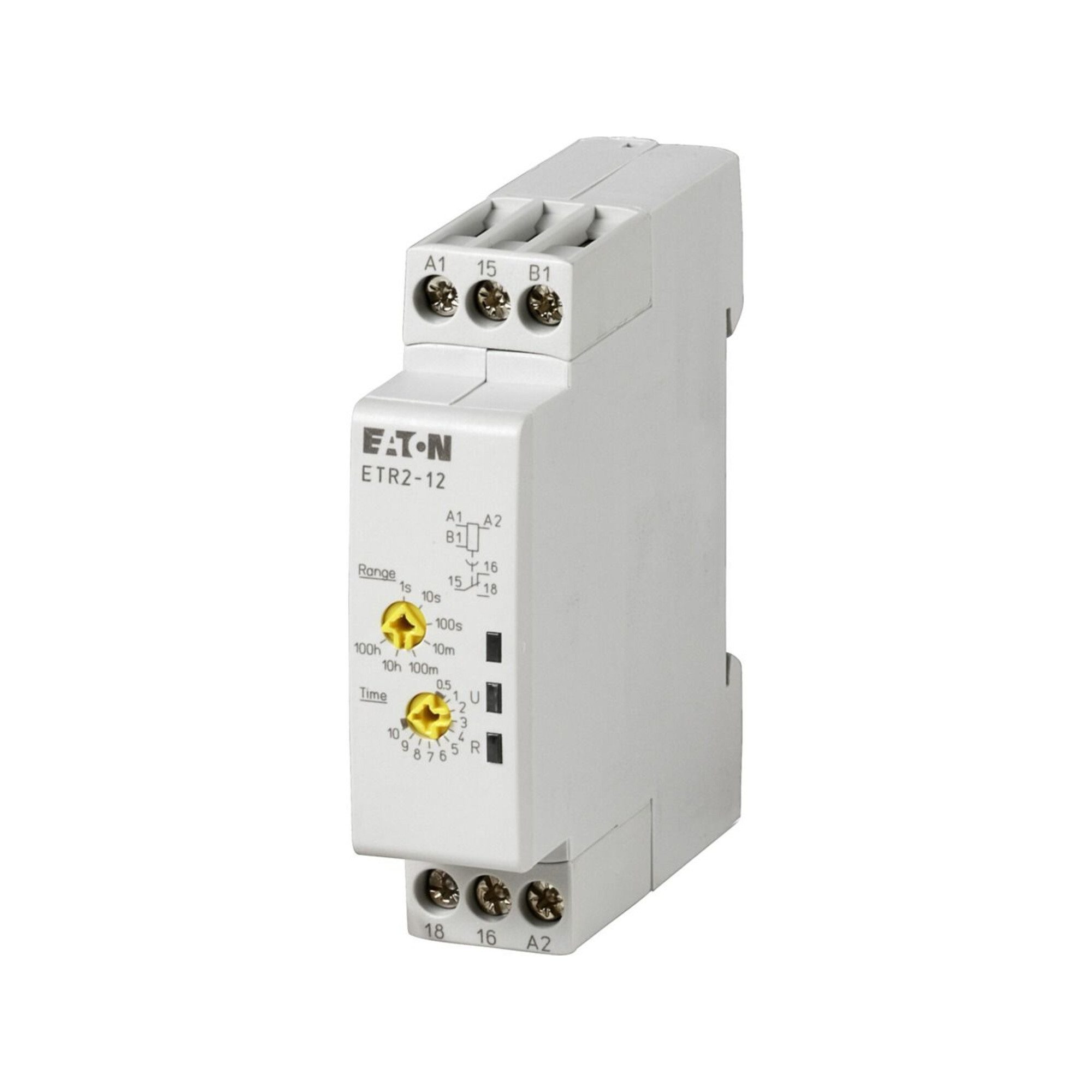 EATON Zeitschaltuhr Eaton Elektron.Zeitrelais 0, 5s-100h rück.verz. ETR2-12