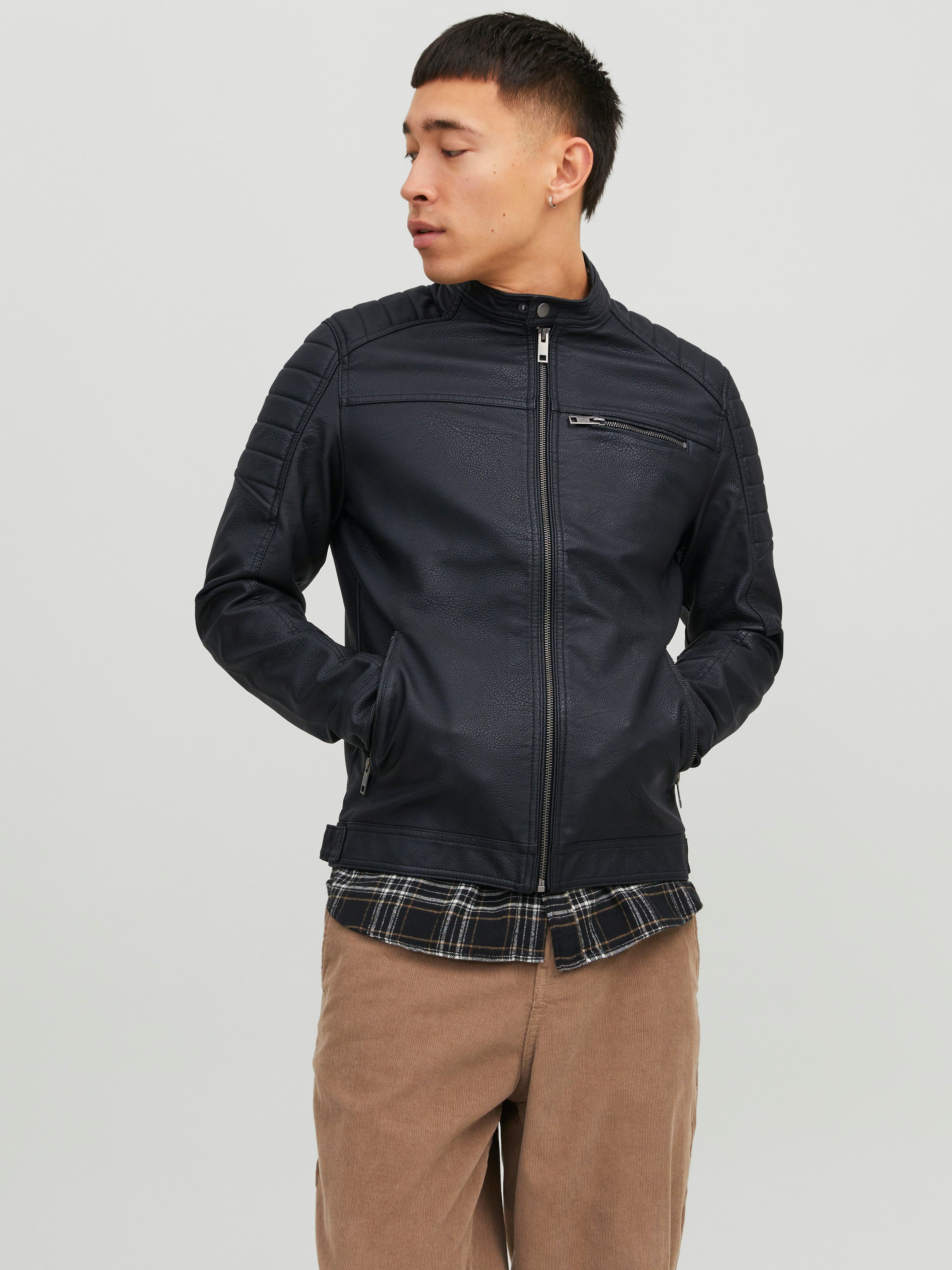 Jack & Jones Lederimitatjacke JJEROCKY in günstig online kaufen