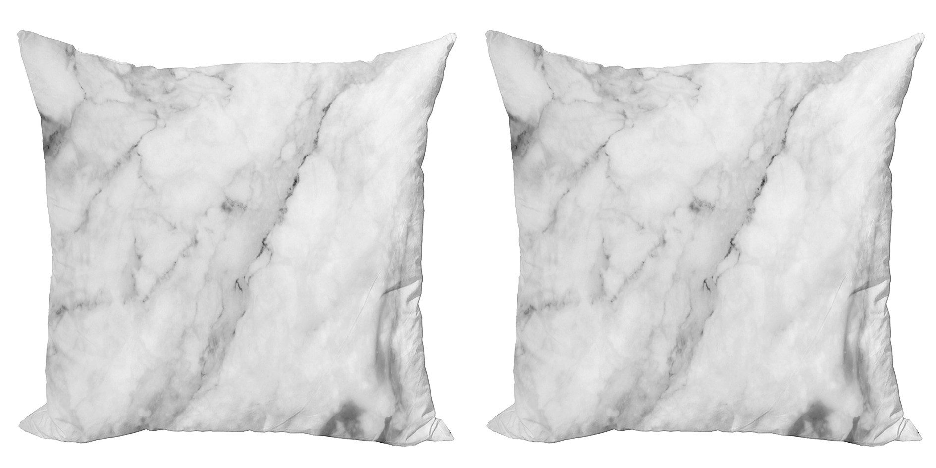 Kissenbezüge Modern Accent Doppelseitiger Digitaldruck, Abakuhaus (2 Stück), Marmor Granit Oberfläche Motiv