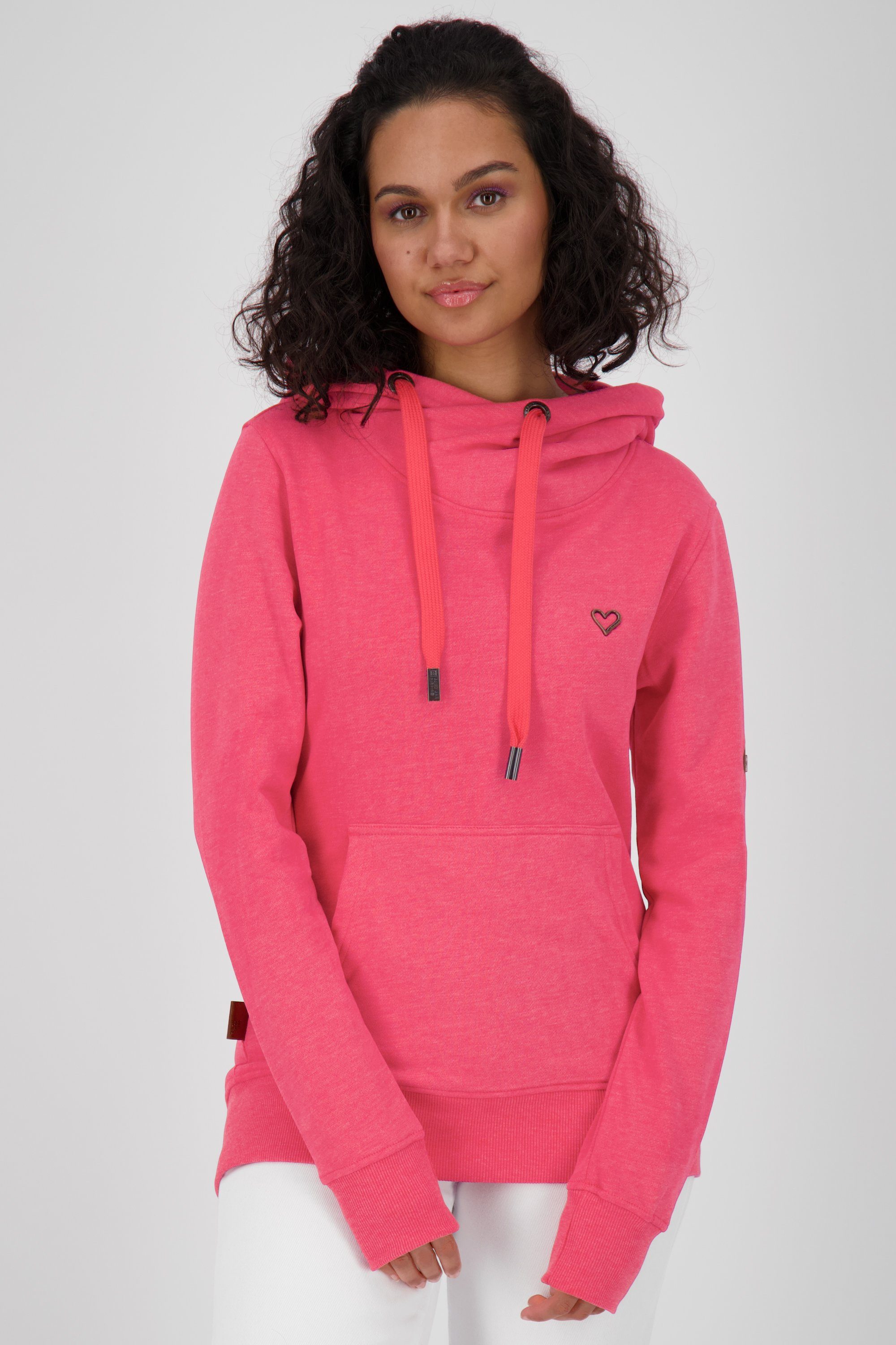 Sweatshirt SarahAK & fuchsia Kapuzensweatshirt, Sweatshirt Alife Damen Kickin Kapuzensweatshirt A