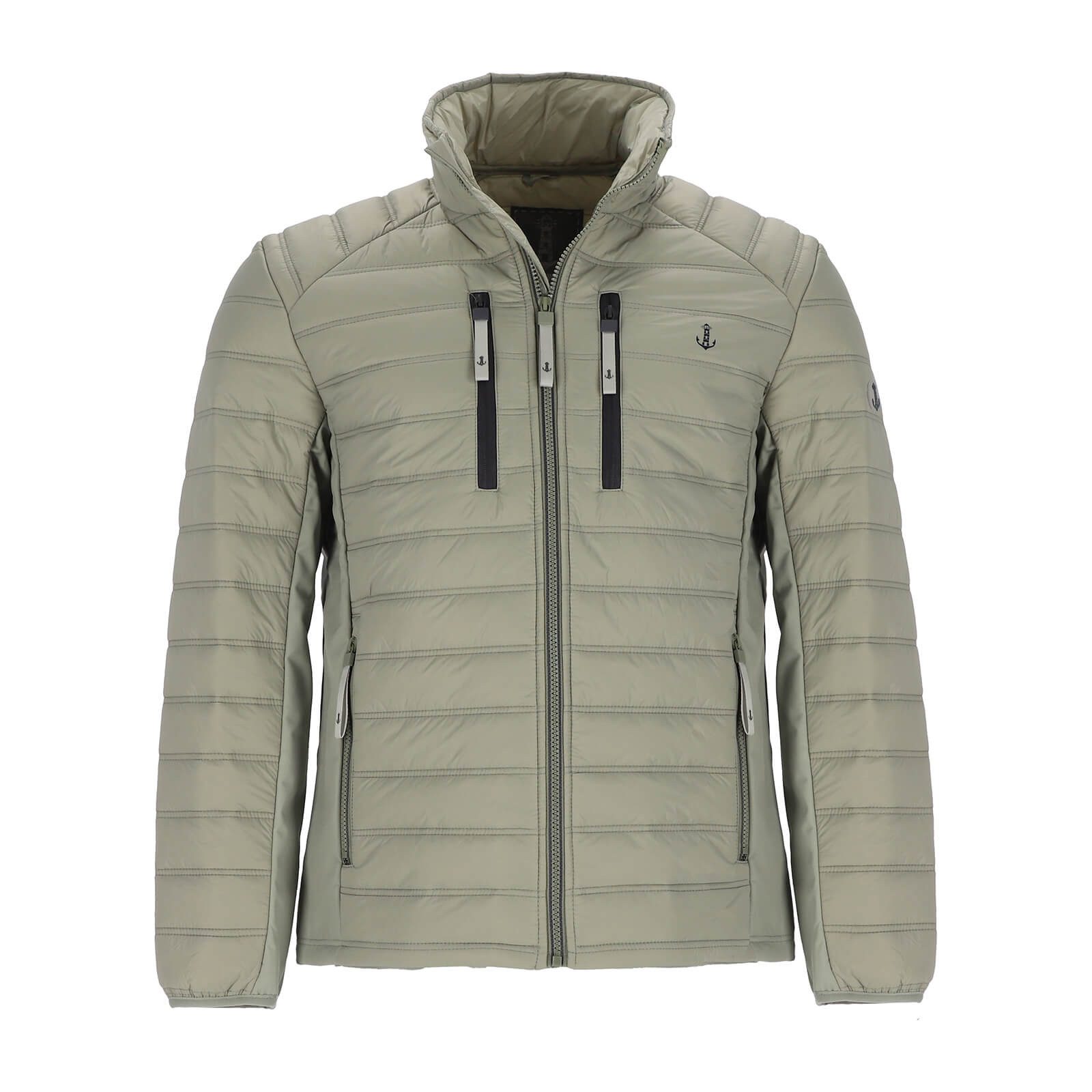 Leitfeuer Steppjacke 62473 Herren Jacke gesteppt mit Stehkragen und Einsätzen aus Softshell