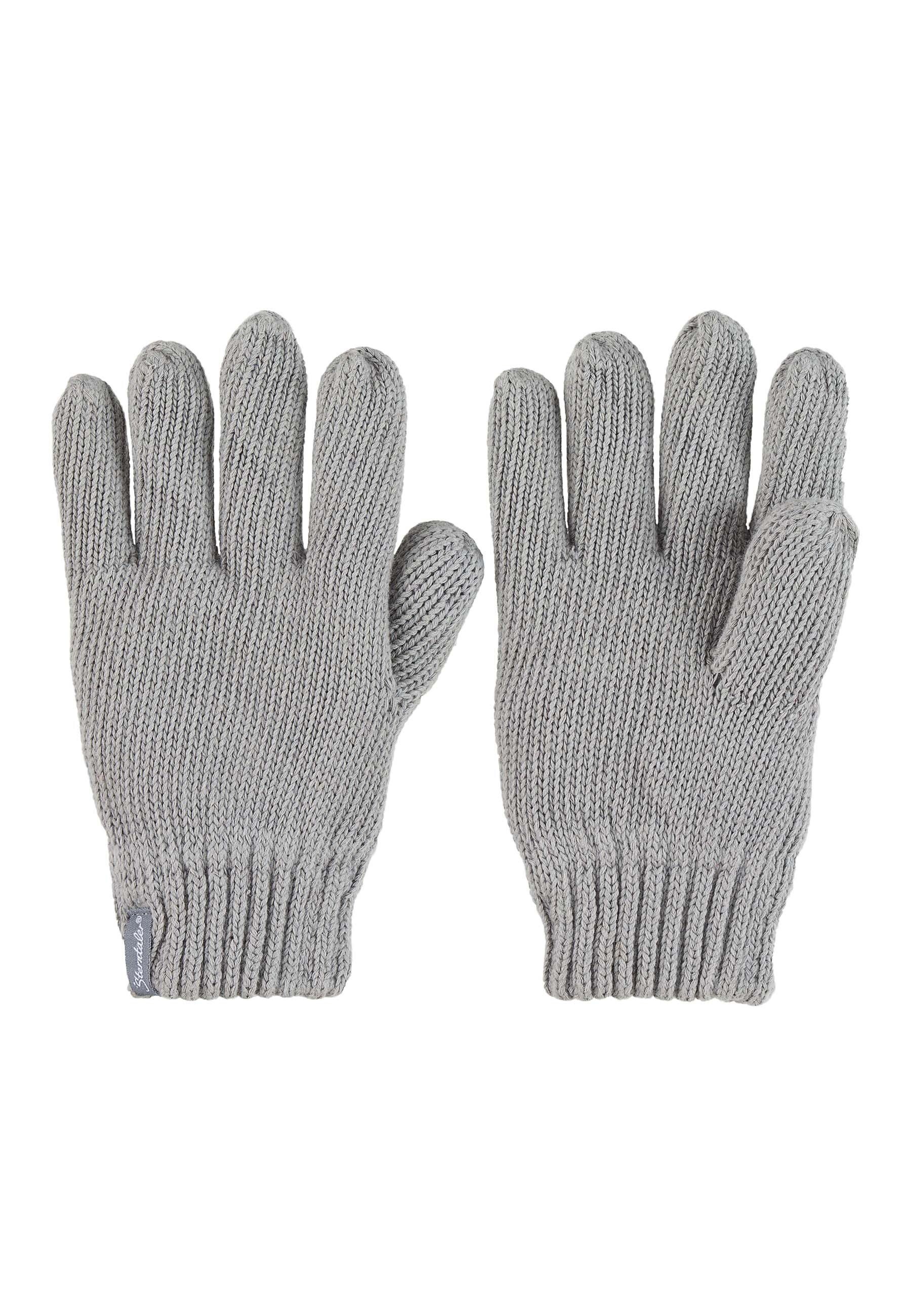 Sterntaler® Fäustlinge Strick-Fingerhandschuh silber-melange