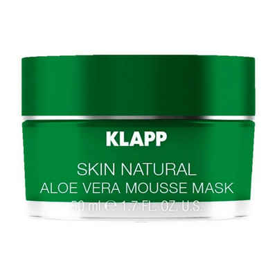 Klapp Cosmetics Gesichtsmaske Skin Natural Aloe Vera Mousse Mask
