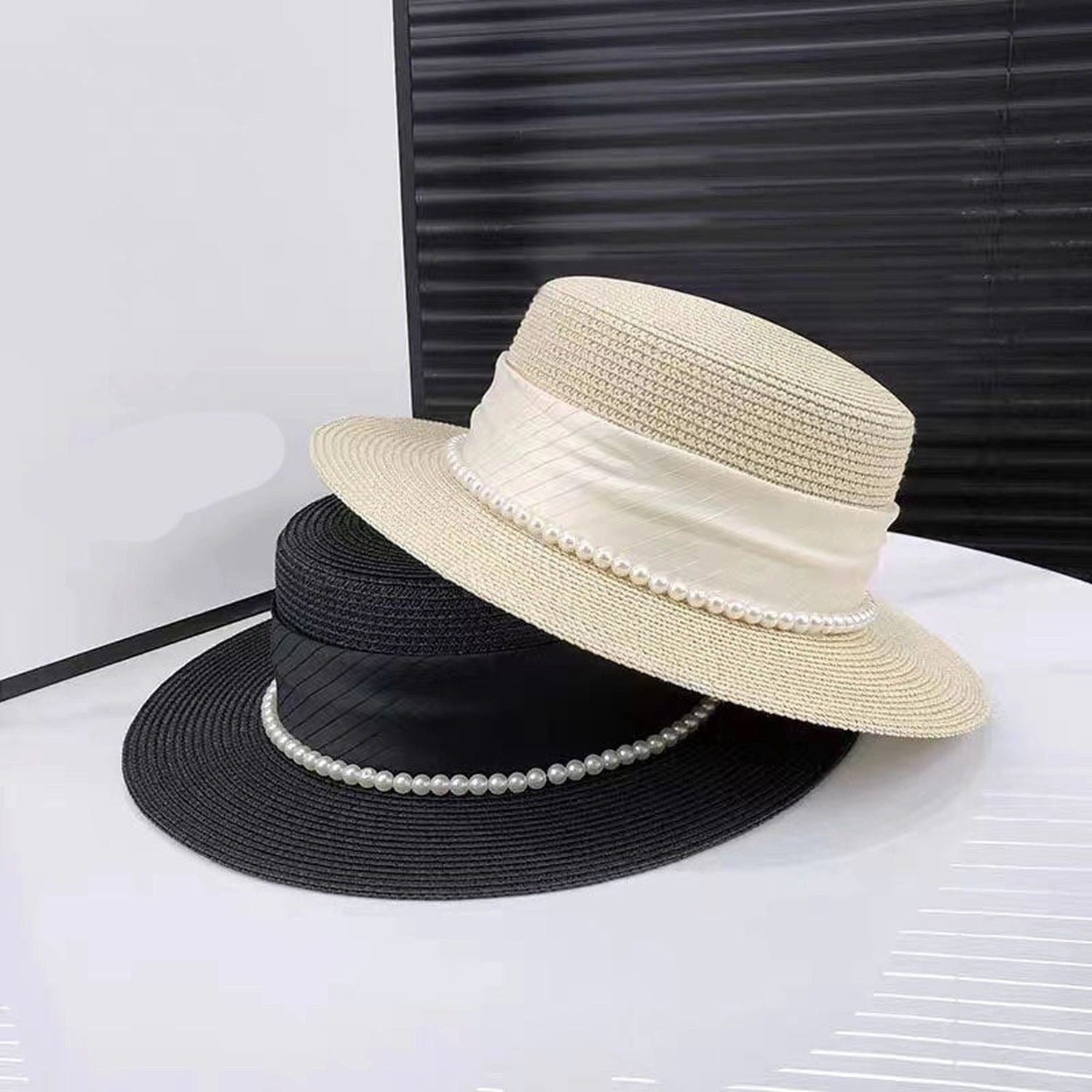 YRIIOMO Sonnenhut Eleganter Sonnenhut im französischen günstig online kaufen