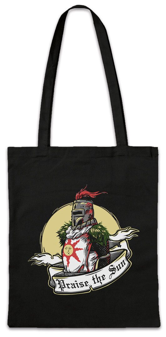 Beuteltasche Praise The Sun Dark Firelink Soul Stofftasche Shrine Dark Gamer Nerd