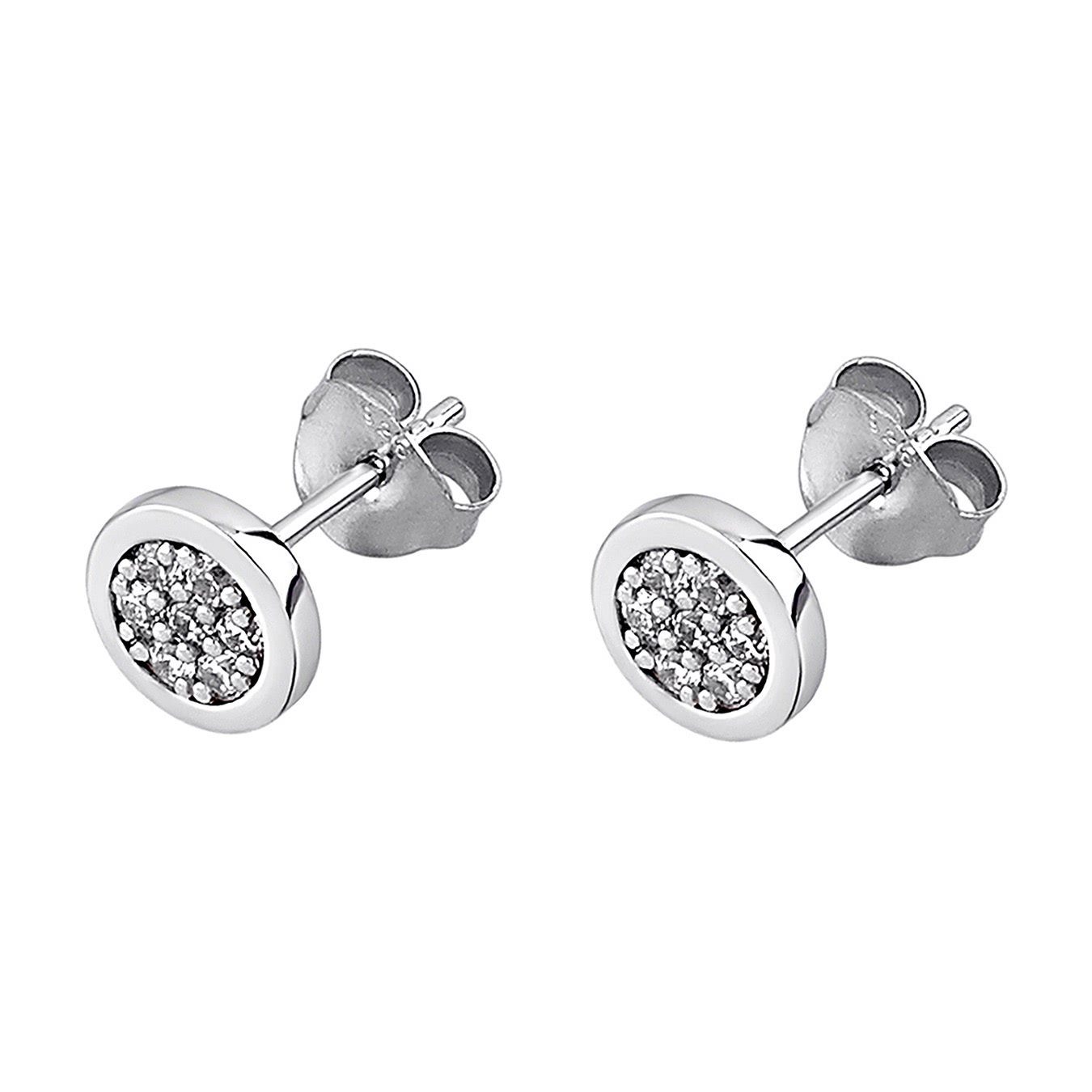 LOTUS SILVER Paar Ohrstecker Lotus Silver 925 Silber Ohrstecker (Ohrstecker), Ohrstecker für Damen 925 Sterling Silber, silber