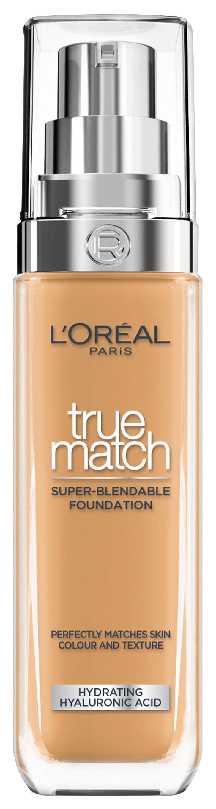 L'ORÉAL PARIS Foundation TRUE MATCH FOUNDATION, lässt sich mühelos verblenden, ohne sichtbare Ränder zu hinterlassen