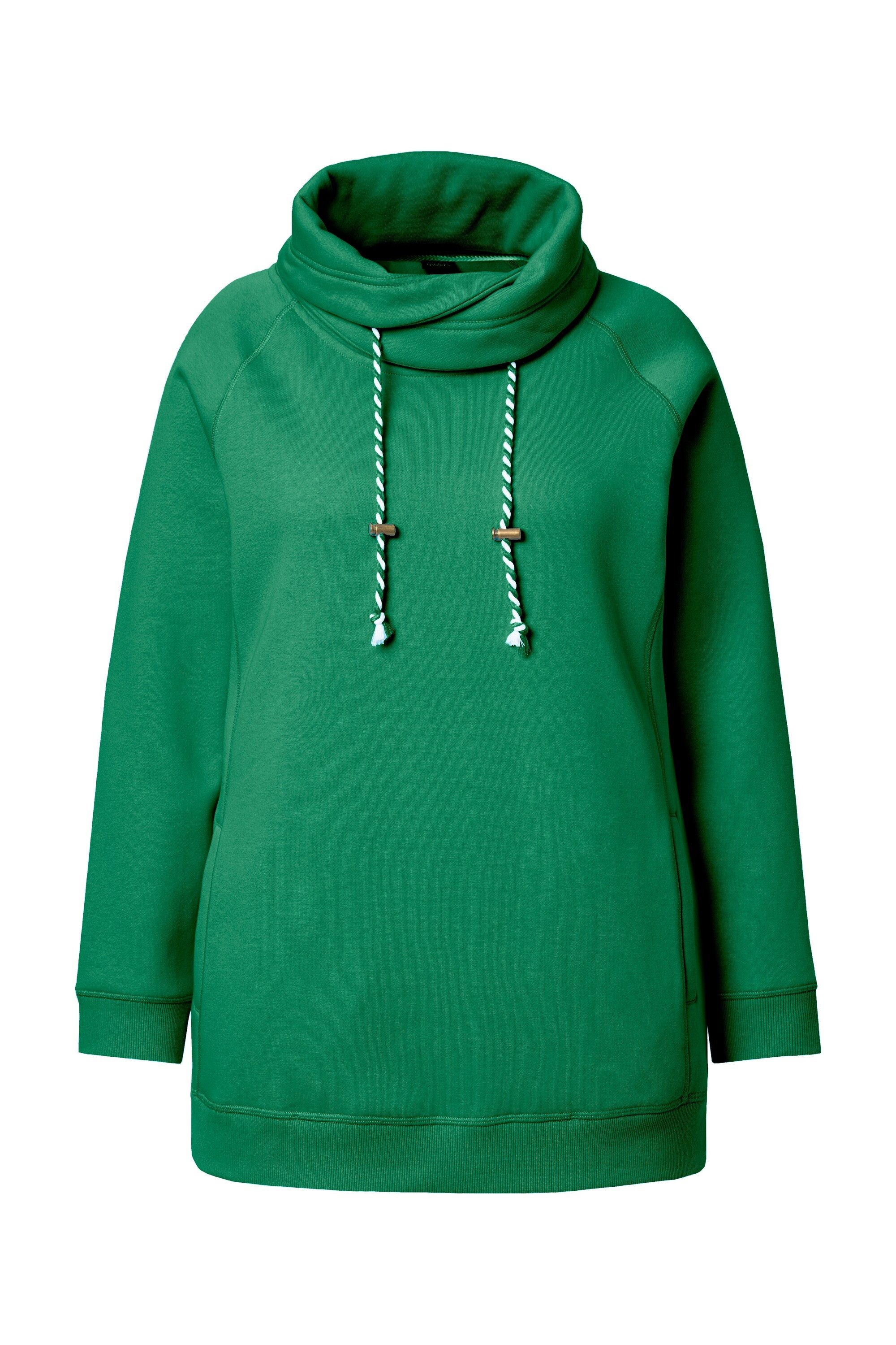 Ulla Popken Sweatshirt Bis 64 Sweatshirt mit Stehkragen Pullover günstig online kaufen