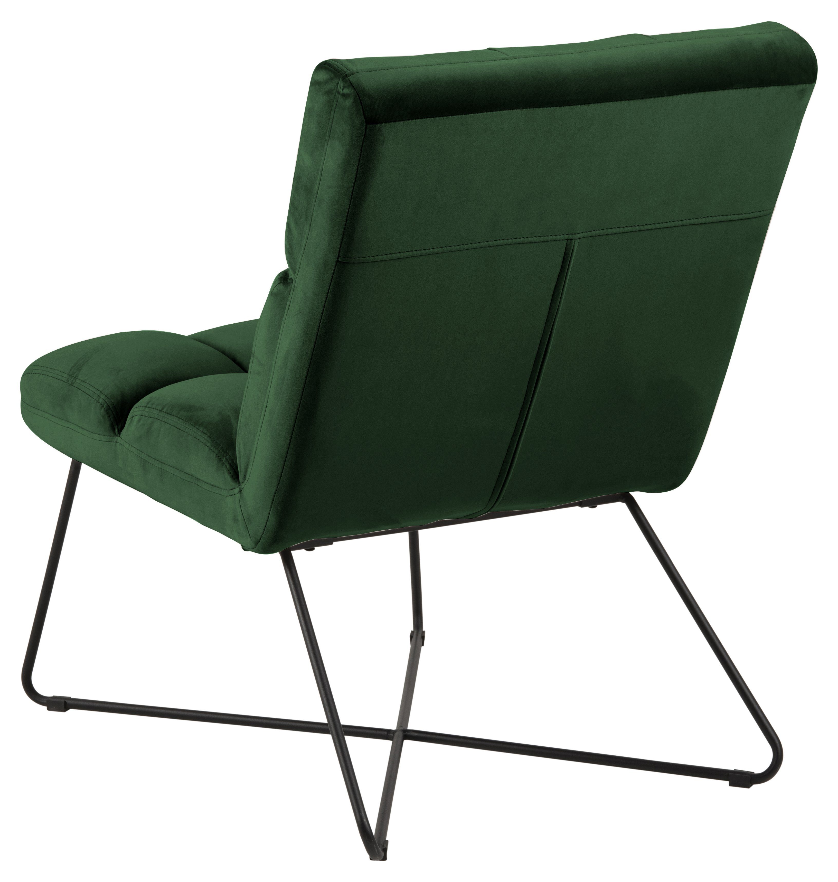 grün. Relaxsessel Velour Sessel, (1-St) Liegestuhl Alba ebuy24