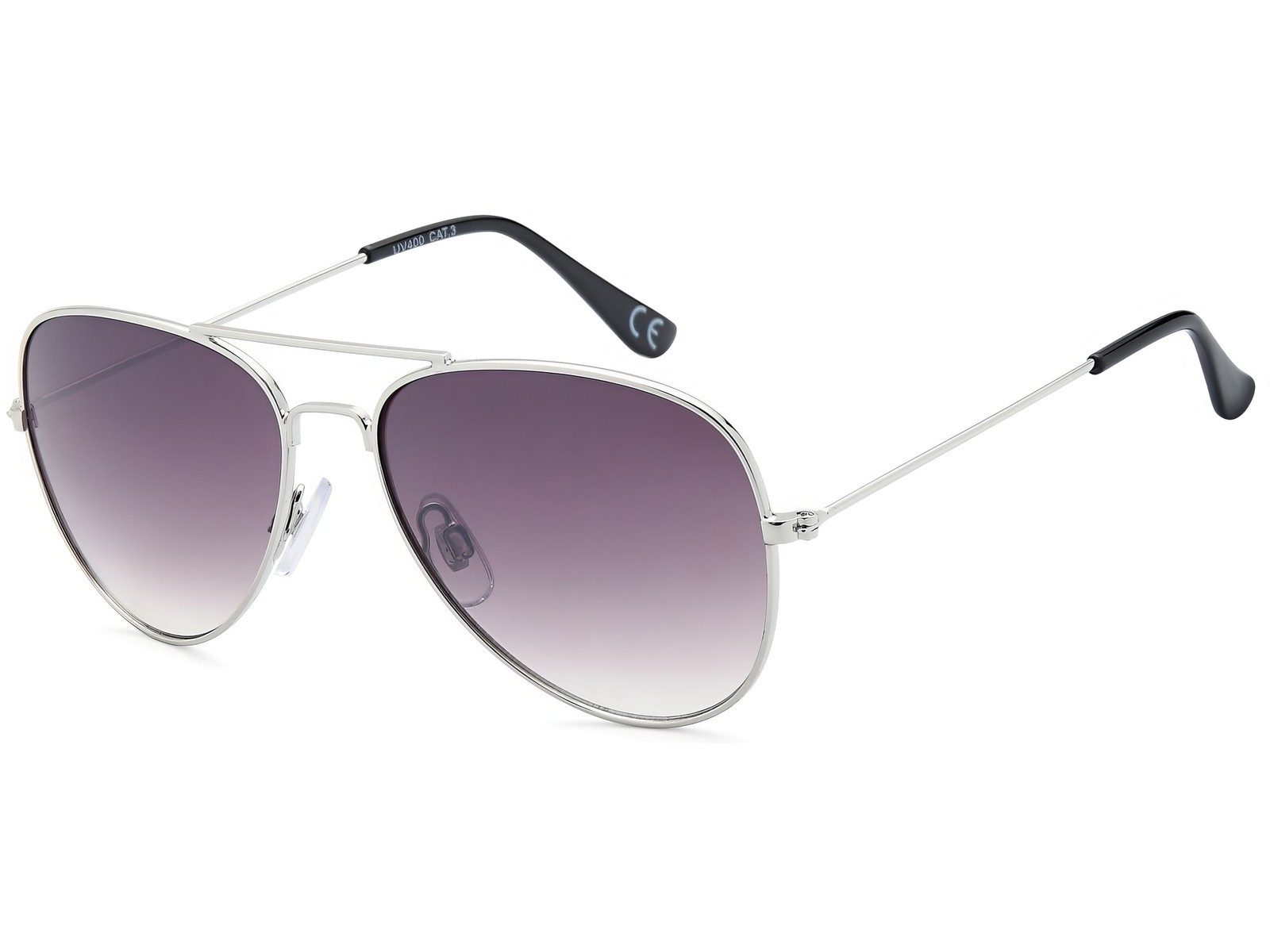 styleBREAKER Pilotenbrille Kinder Pilotenbrille 4 bis 10 Jahre (1-St) Gradient
