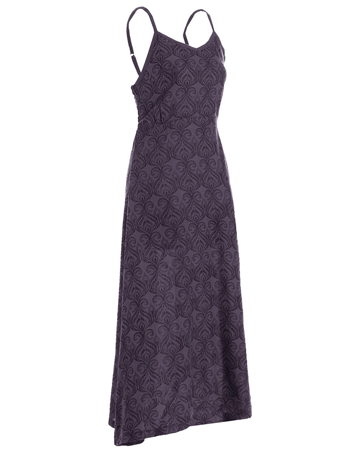 Vishes Sommerkleid Langes Kleid Baumwolle Ornament Print Spaghettiträger Alternative Mode, Boho, Hippie, Ethno, Festival – Bild 4 von 4