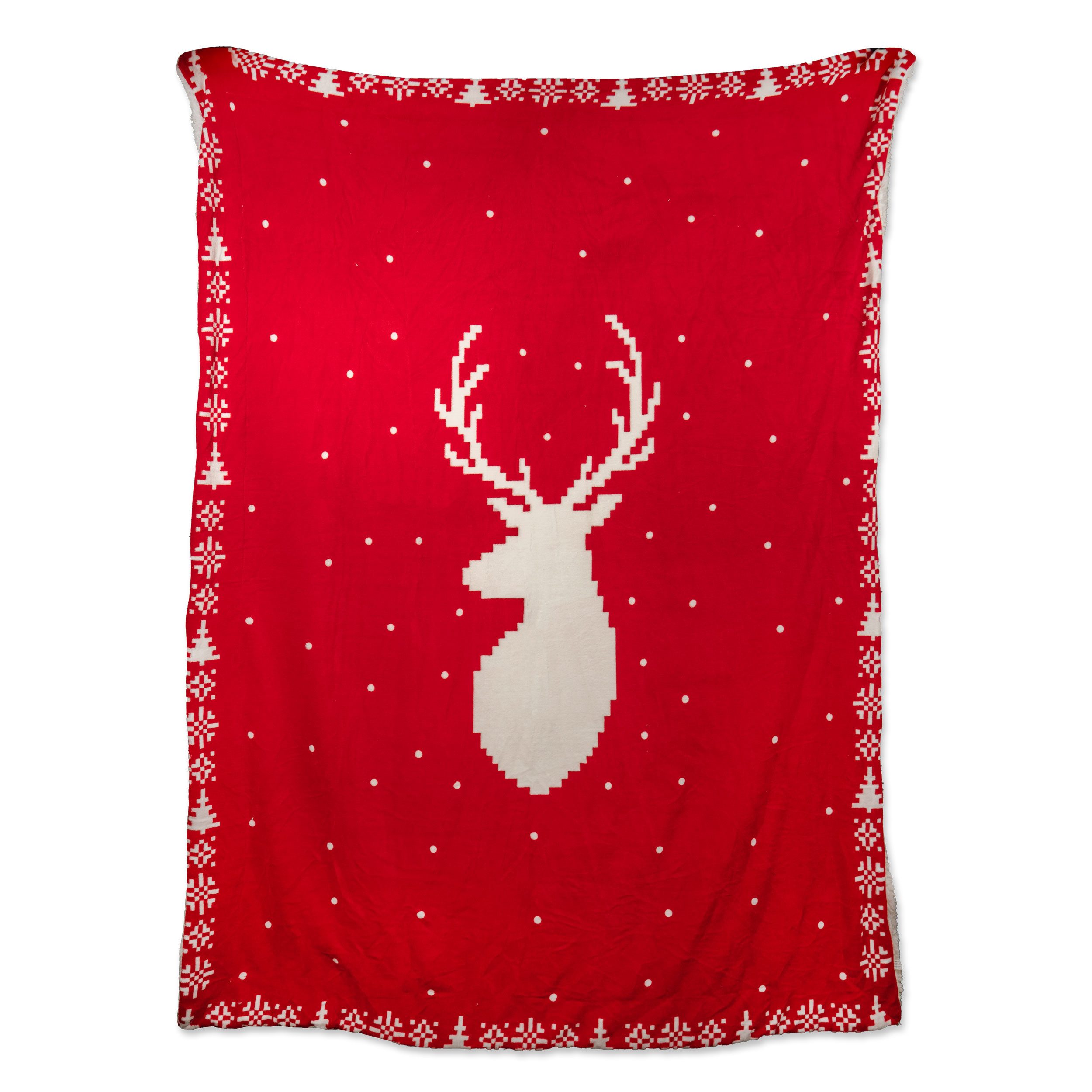 Wohndecke, Südlohner Frottierweberei, winterliches Design günstig online kaufen