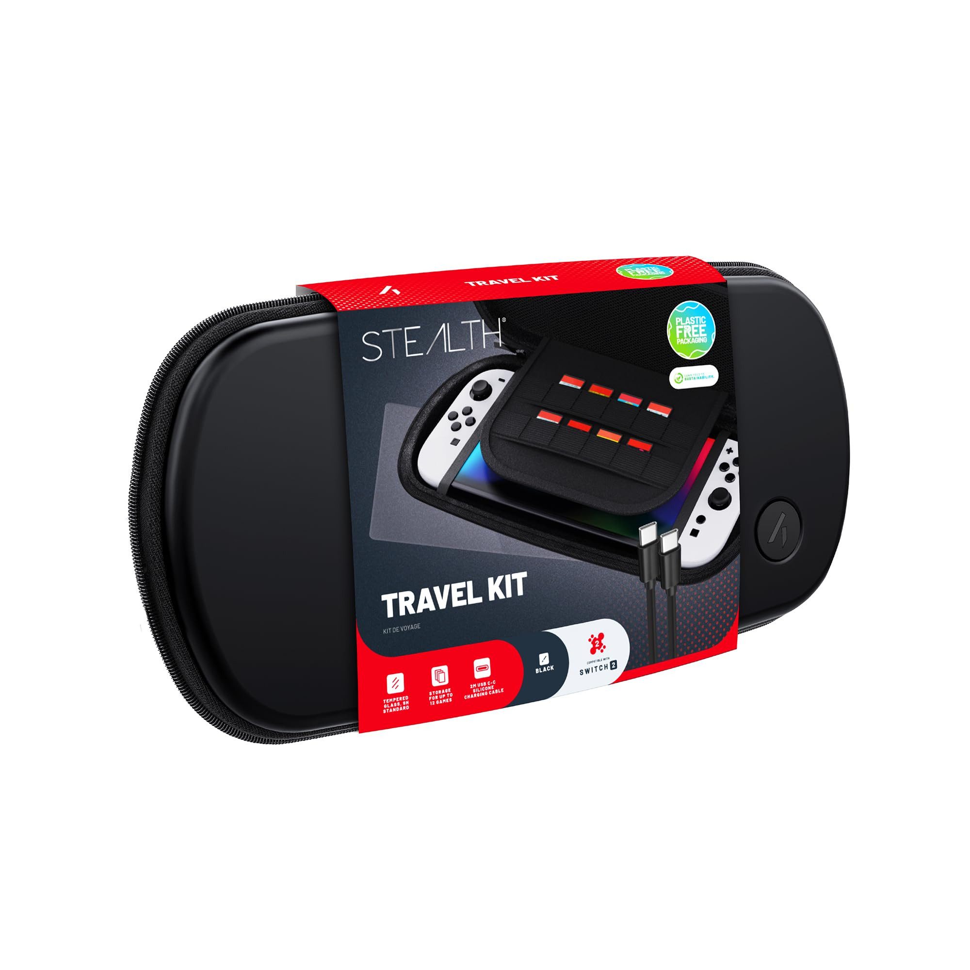 Stealth Tragetasche S2-STK, Schutzhülle, Displayschutz, USB-C-Kabel