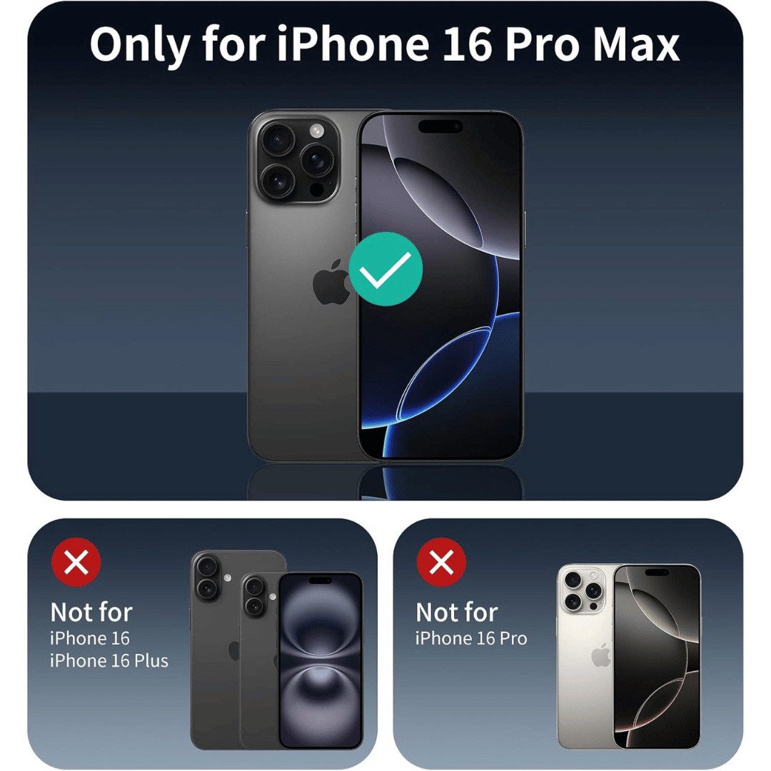 SmartUP Displayschutzglas 2X Schutzglas für iPhone 16 Pro Max Blickschutz Sichtschutz Panzerglas für iPhone 16 Pro Max, Anti-Spy