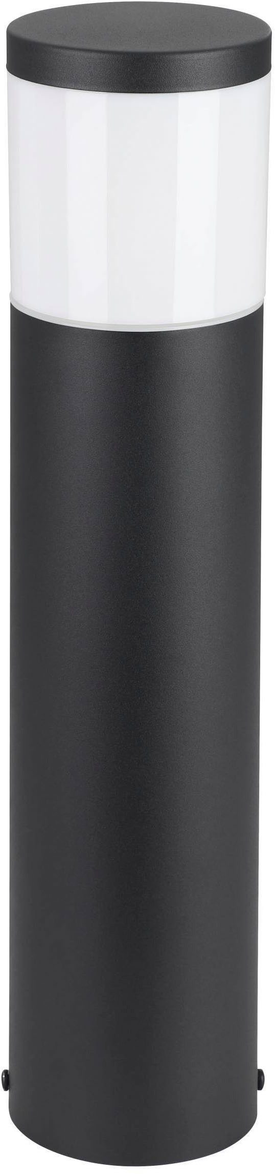 EGLO Stehlampe BASALGO-Z Stehleuchte, Außenbeleuchtung, schwarz, IP44, ZigBee 3.0, Bluetooth, CCT - über Fernbedienung, Dimmfunktion, Ein-/Ausschalter, Farbsteuerung, Farbwechsel, Memoryfunktion, Nachtlichtfunktion, RGB, Smart Home, Weckerfunktion, dimmbar über Fernbedienung, mehrere Helligkeitsstufen, Leuchtmittel wechselbar, ohne Leuchtmittel, App / Sprachsteuerung Alexa, ‎‎112x110x470cm, exkl. Fernbedienung