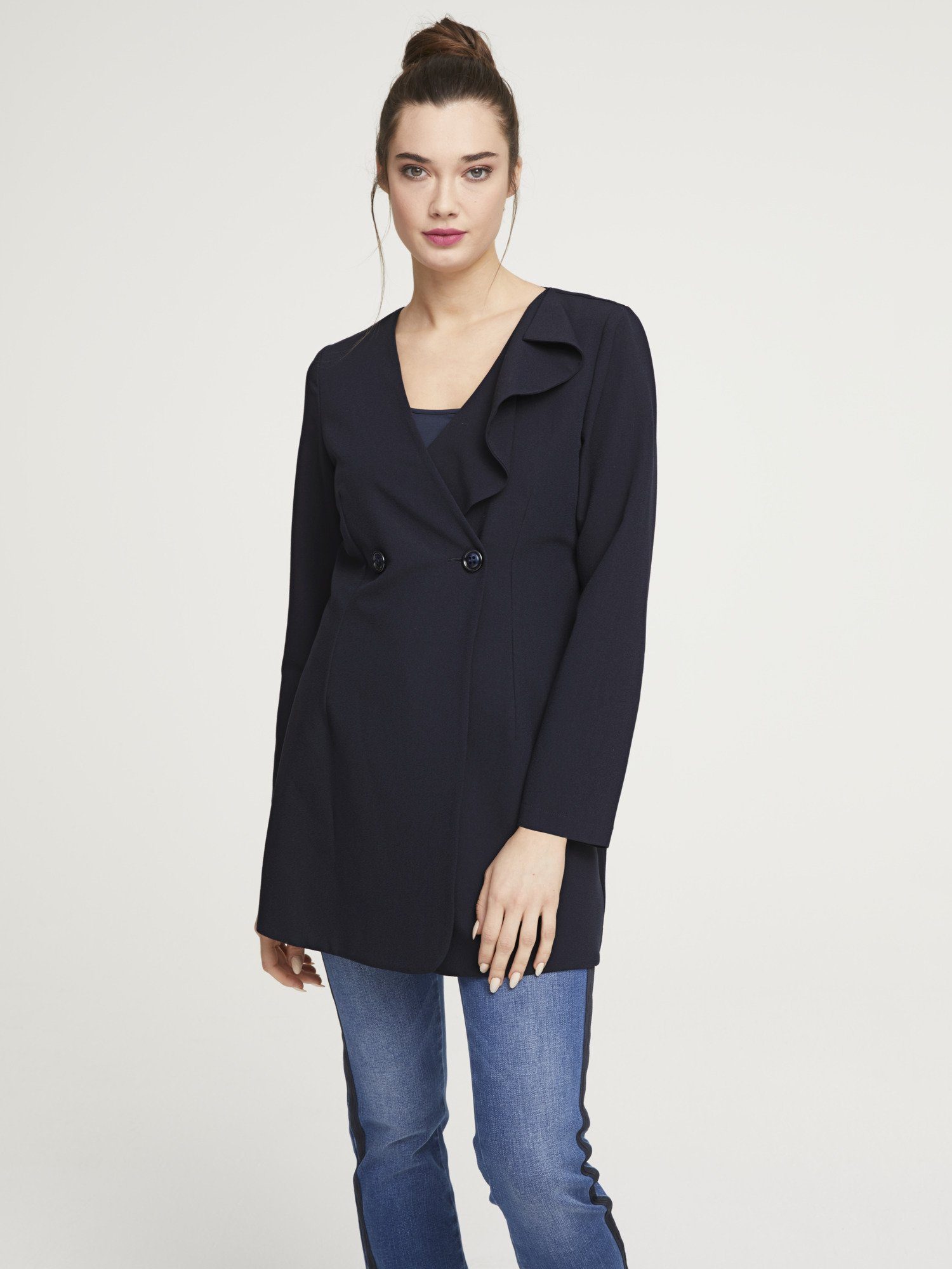 ASHLEY BROOKE by Heine Longblazer mit Volant, Im eleganten Stil online