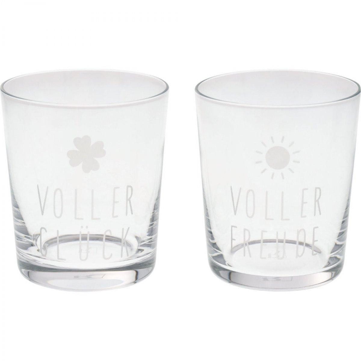 Räder Longdrinkglas Design Gläser Set Voller Glück / Voller Freude (2-teilig)