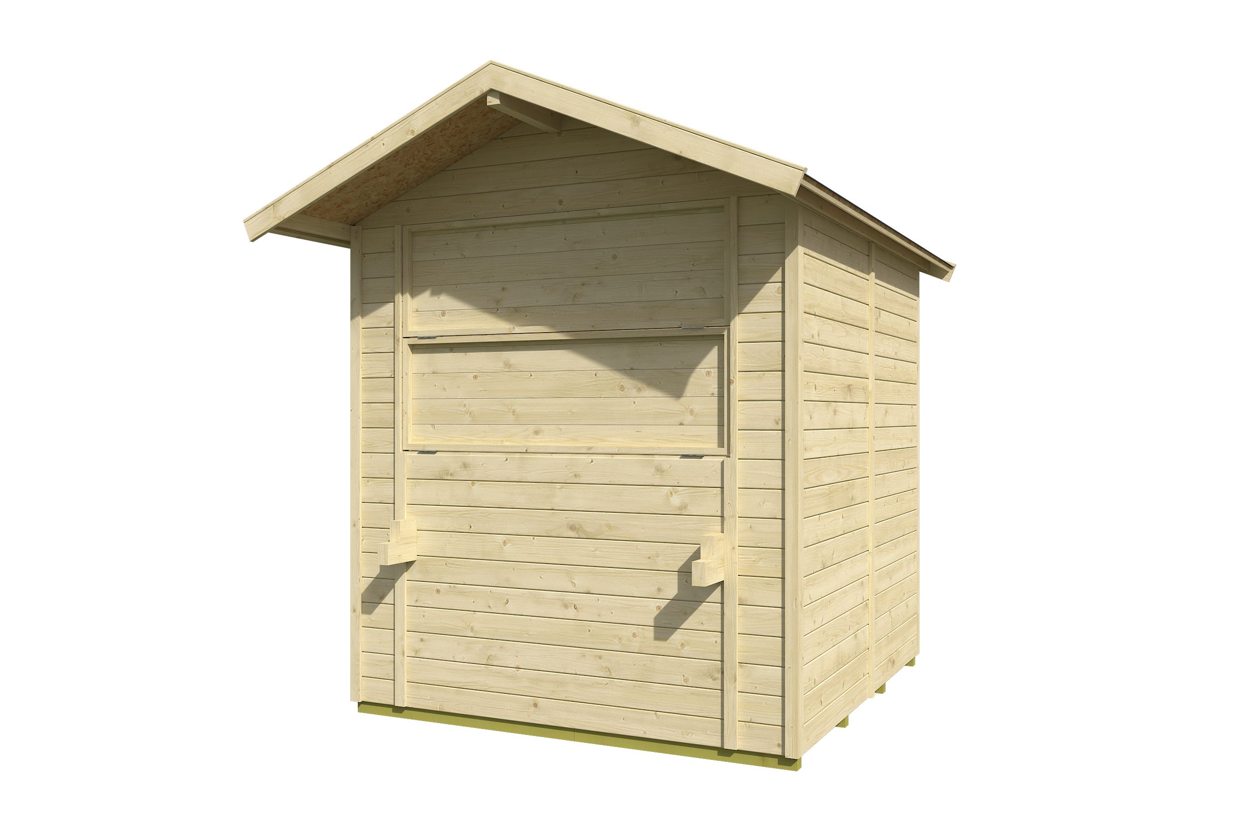 Nordic Holz Gartenhaus Marktstand KENT 4, BxT: 194,5x225 cm