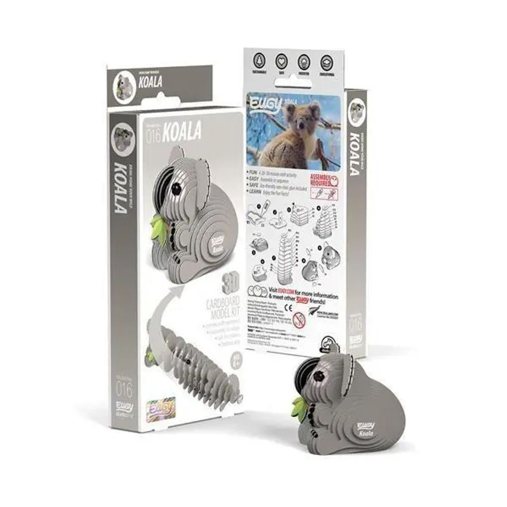 BrainBox Spiel EUGY - 3D Bastelset Koala