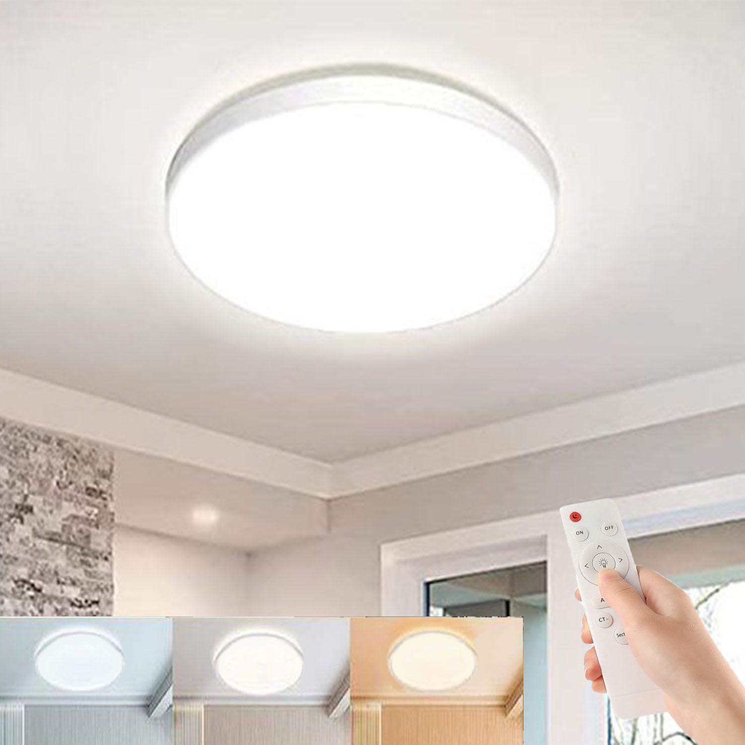 oyajia Deckenleuchte Ultra Dünn LED Deckenlampe, günstig online kaufen