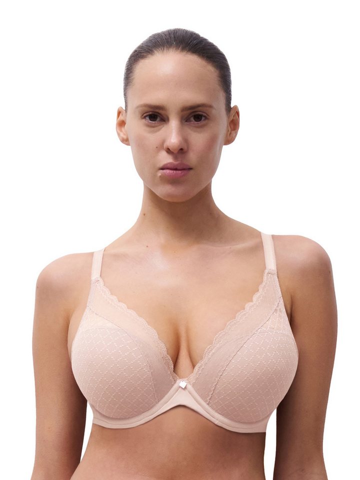 Chantelle T-Shirt-BH NORAH CHIC Tüll, blickdichtes Gewebe