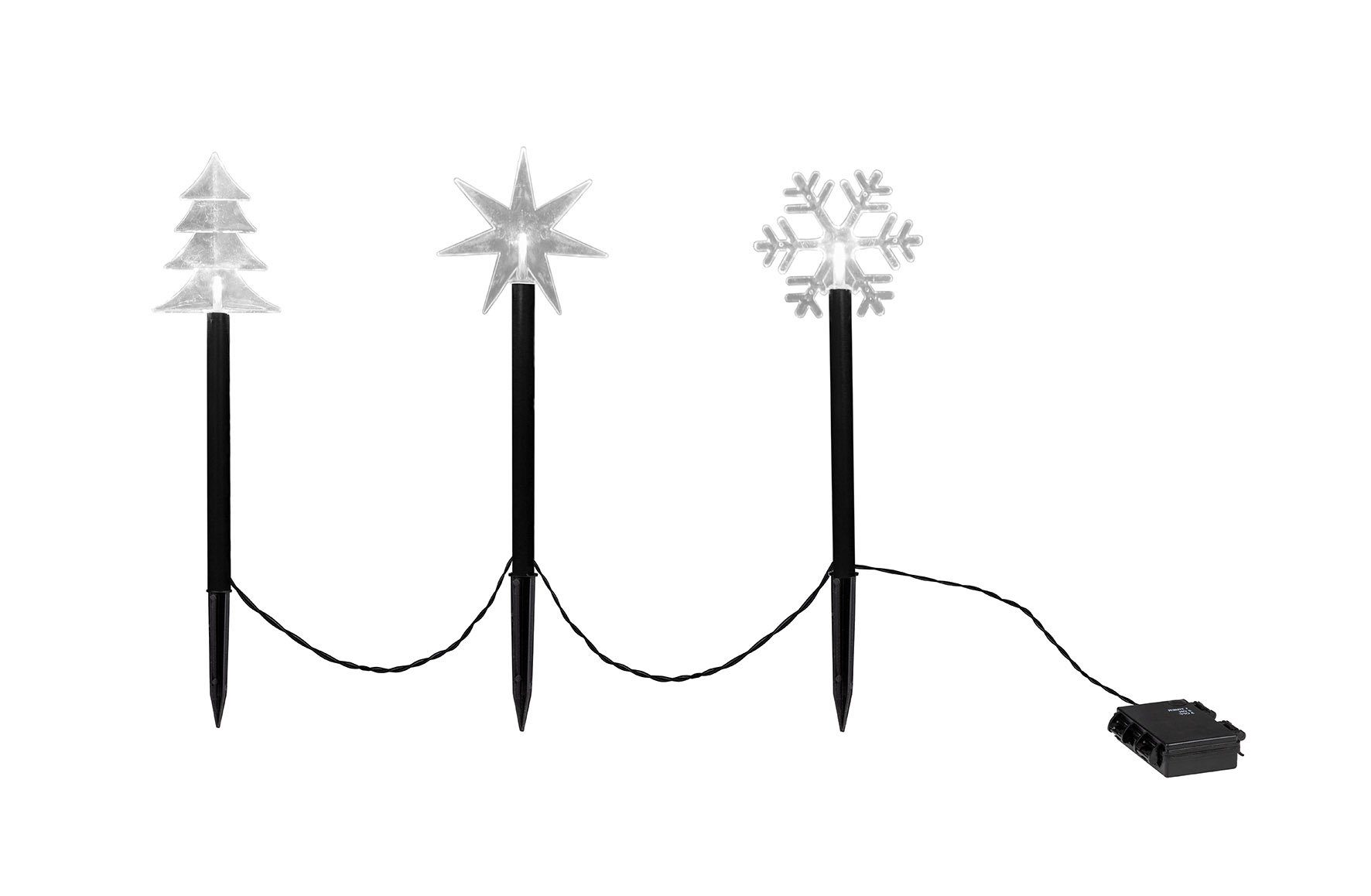 Spetebo Gartenstecker LED Gartenstecker 3er Set günstig online kaufen
