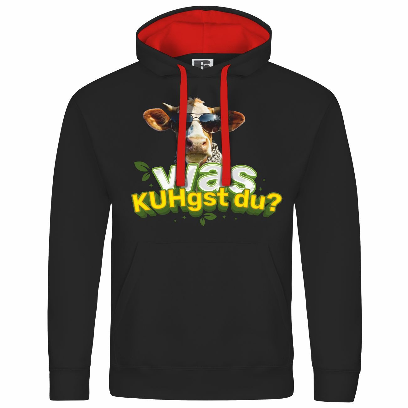 Kapuzenpullover Herren Kapuzenpullover Was KUHgst du