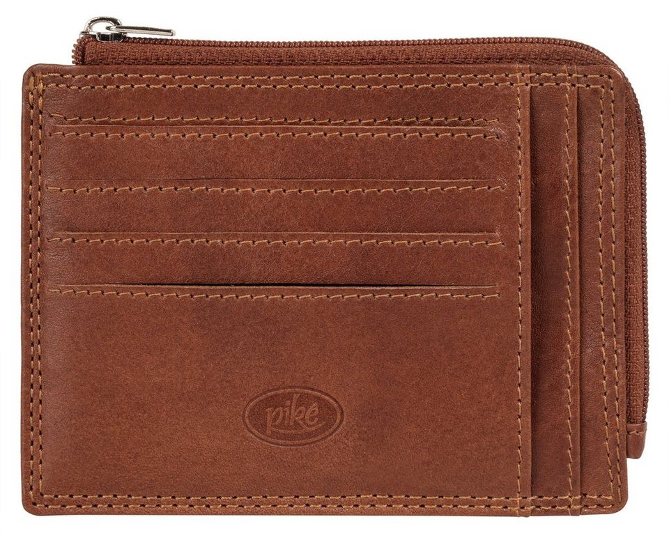 Piké Brieftasche, echt Leder, Höhe 9 cm x Breite 12 cm x Tiefe 1 cm